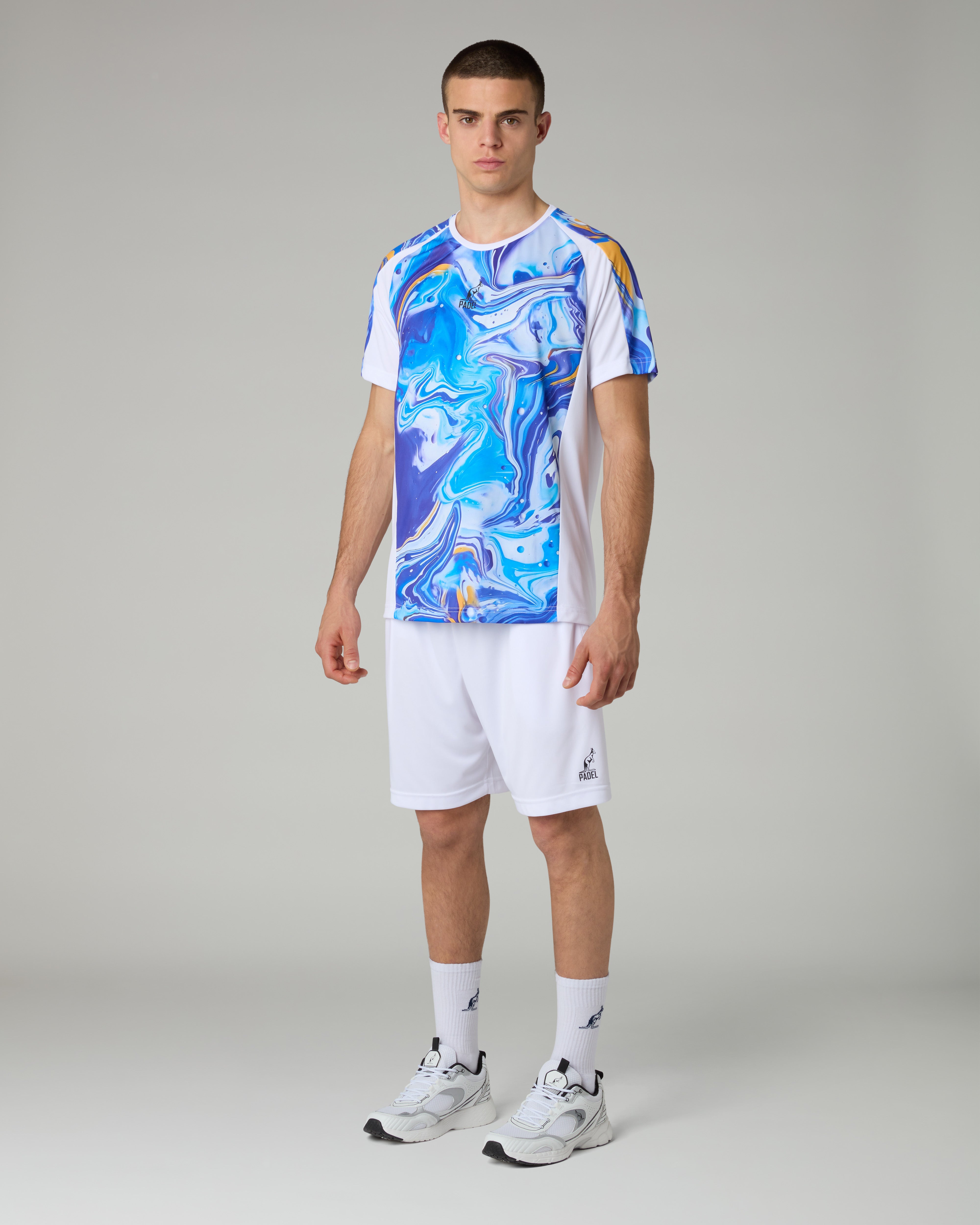 australian-marble-t-shirt-maglietta-tecnica-padel-bianca-traspirante image 2