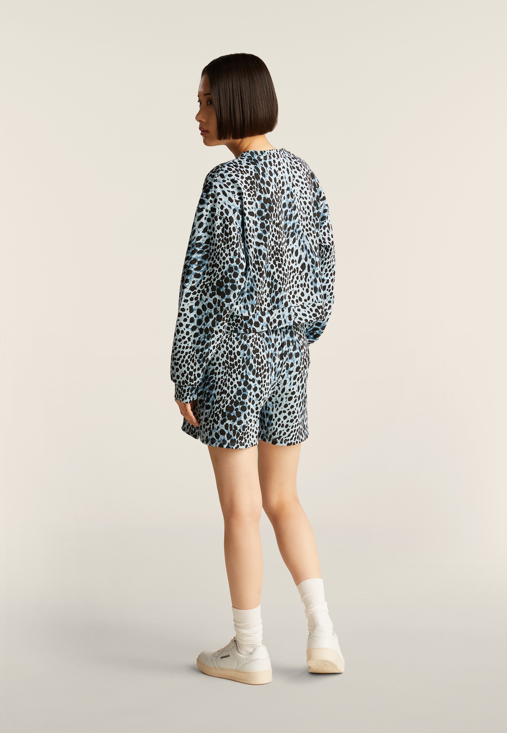 freddy-pantaloncini-animalier-regular-fit-in-french-terry image 2