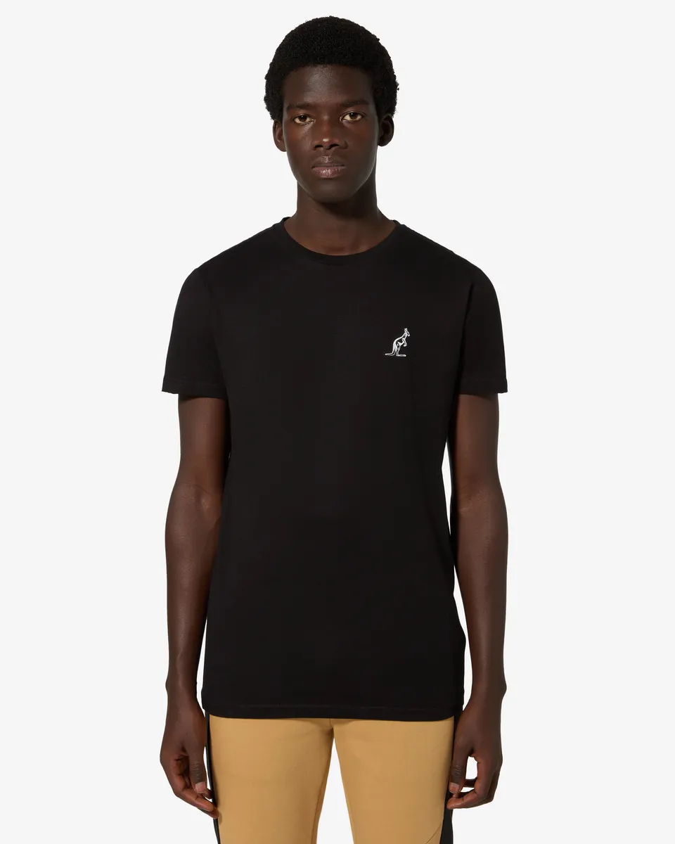 australian-basic-t-shirt-sportswear-t-shirt-cotone-nera image 1
