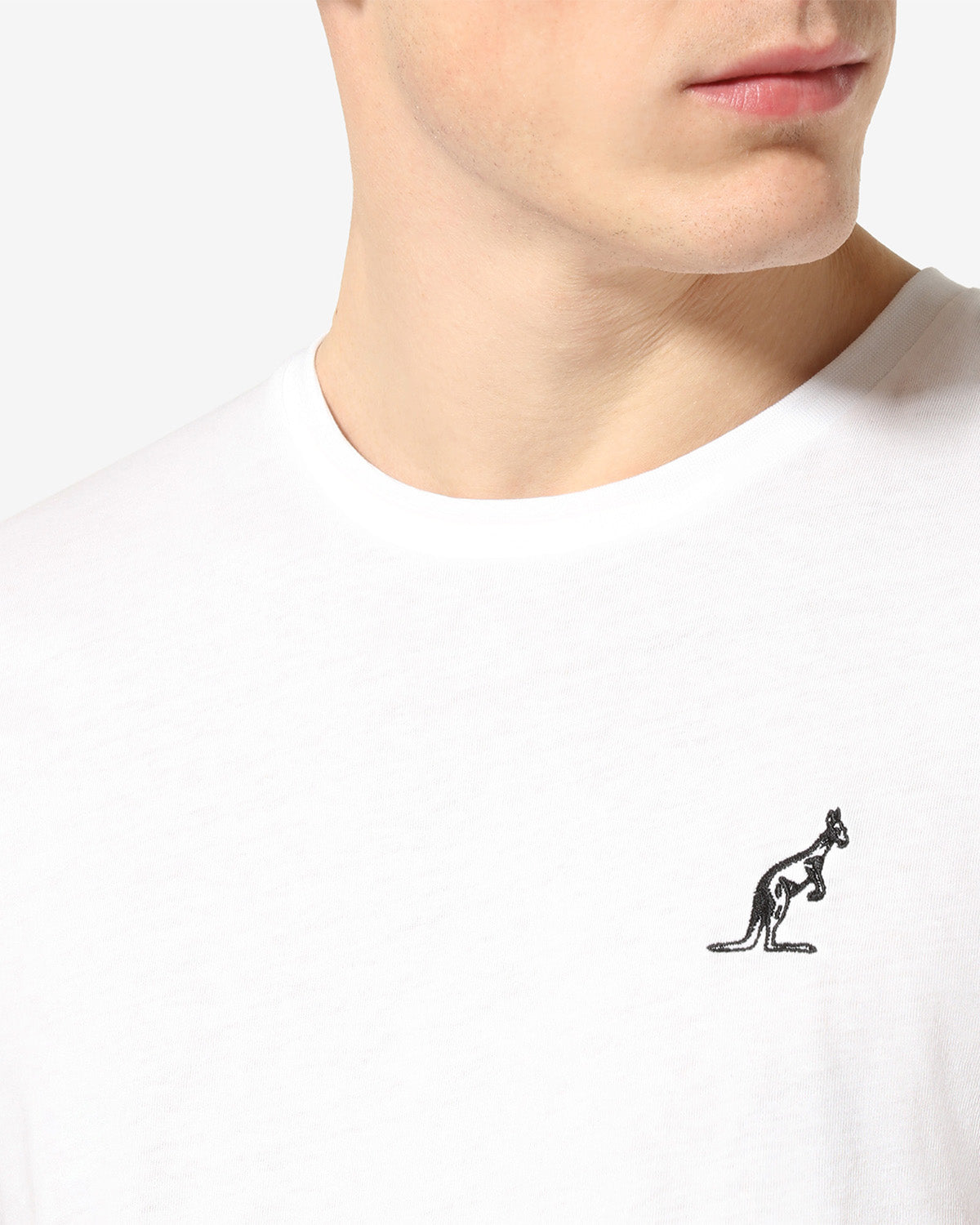 australian-basic-t-shirt-sportswear-t-shirt-cotone-bianca-regular-fit image 4