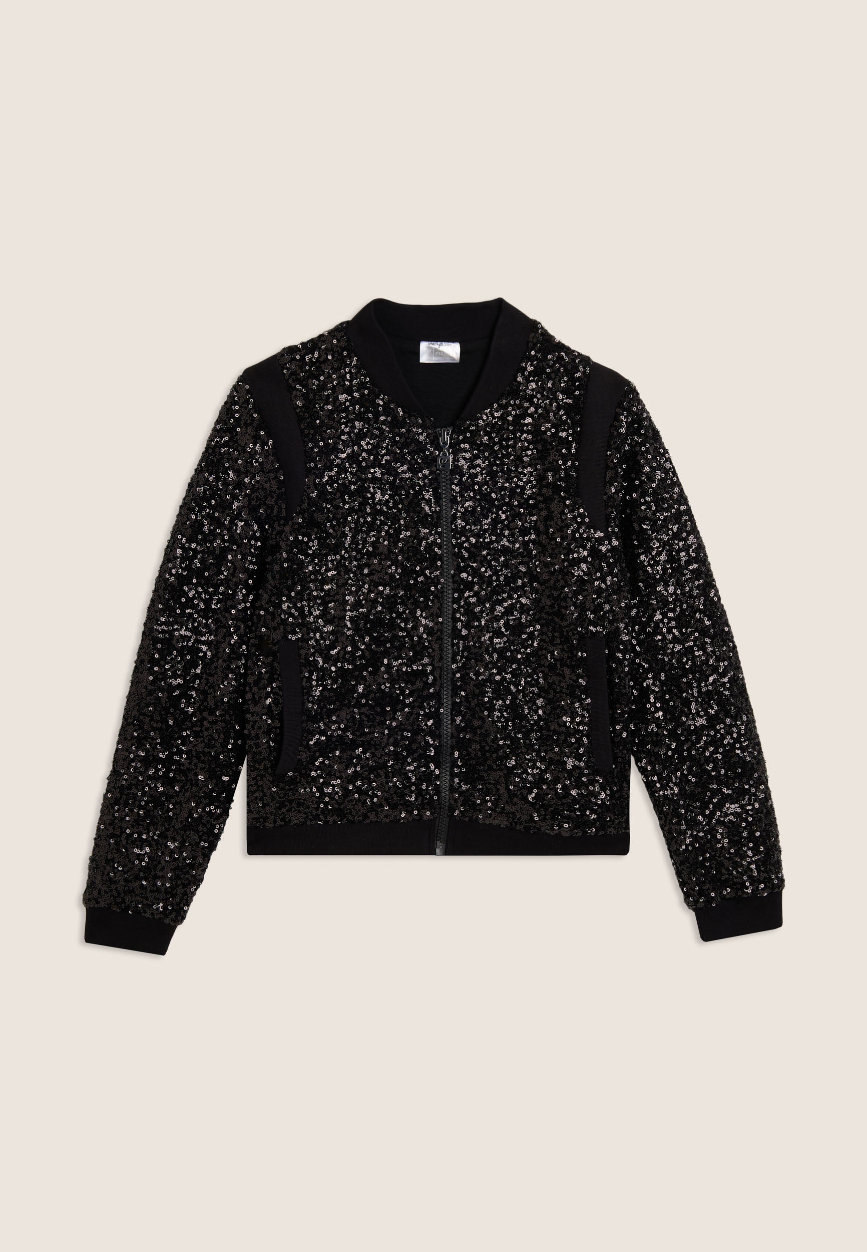 freddy-giacca-bomber-junior-full-paillettes-con-zip image 1