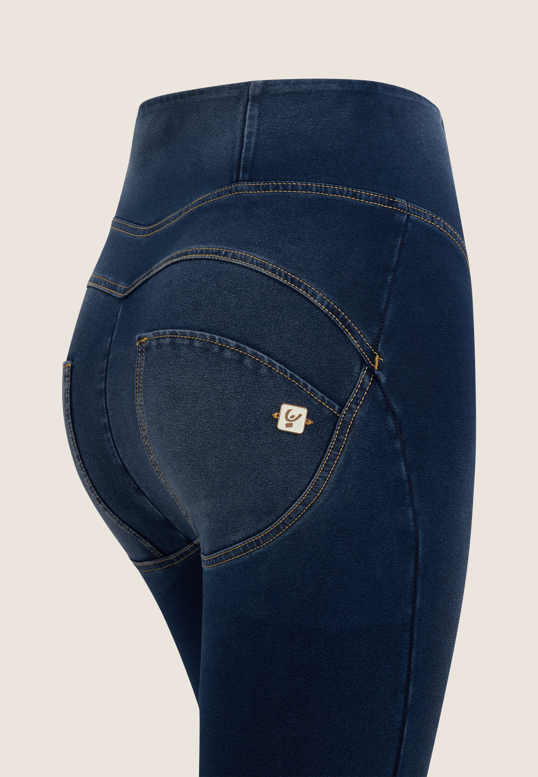freddy-jeggings-wr-up-7-8-superskinny-vita-alta-con-cucitura-centrale image 8