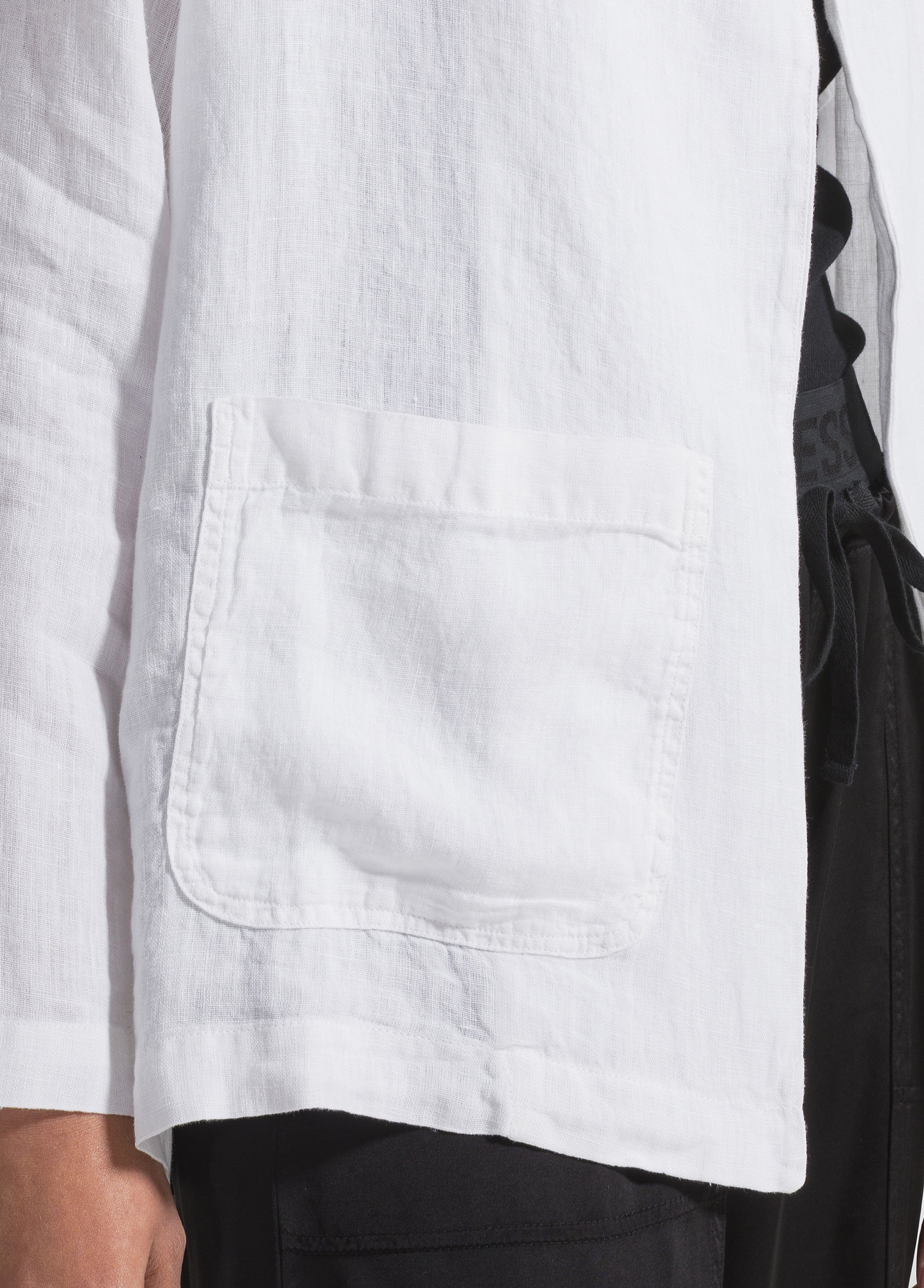 deha-d42580-blazer-in-lino-effetto-sfumato-bianco image 3