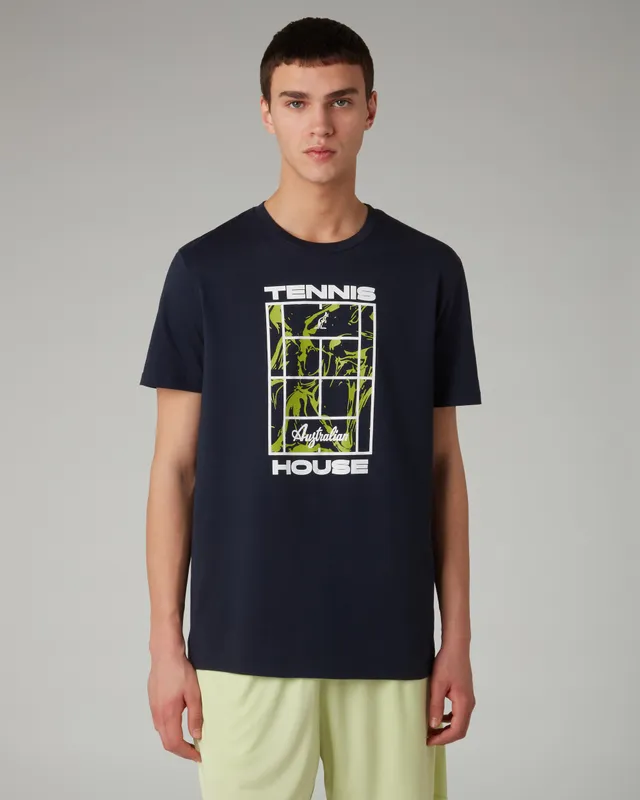 australian-ripple-court-t-shirt-t-shirt-tennis-uomo-blu-navy image 1