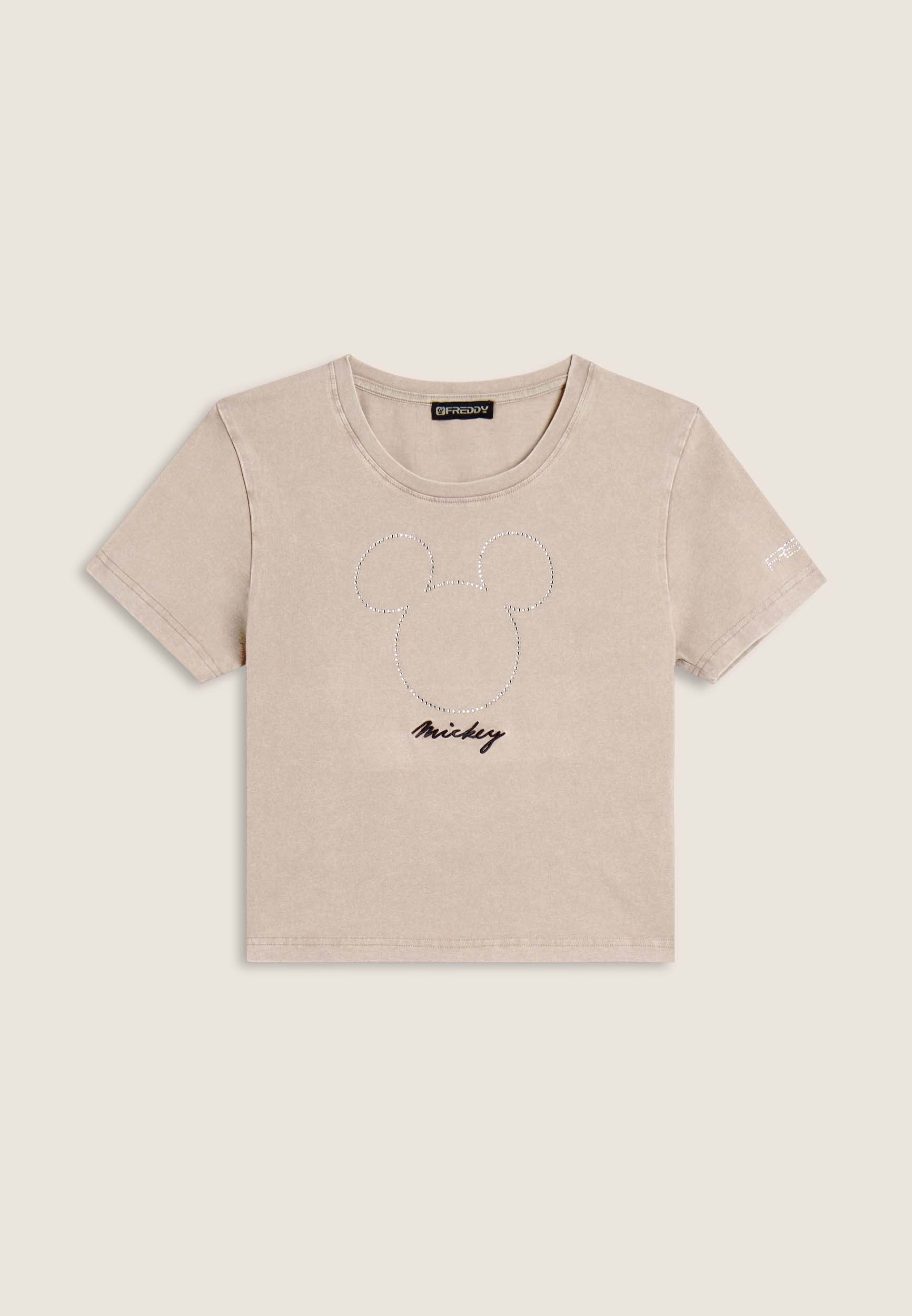 freddy-t-shirt-cropped-donna-mickey-mouse-in-strass image 7