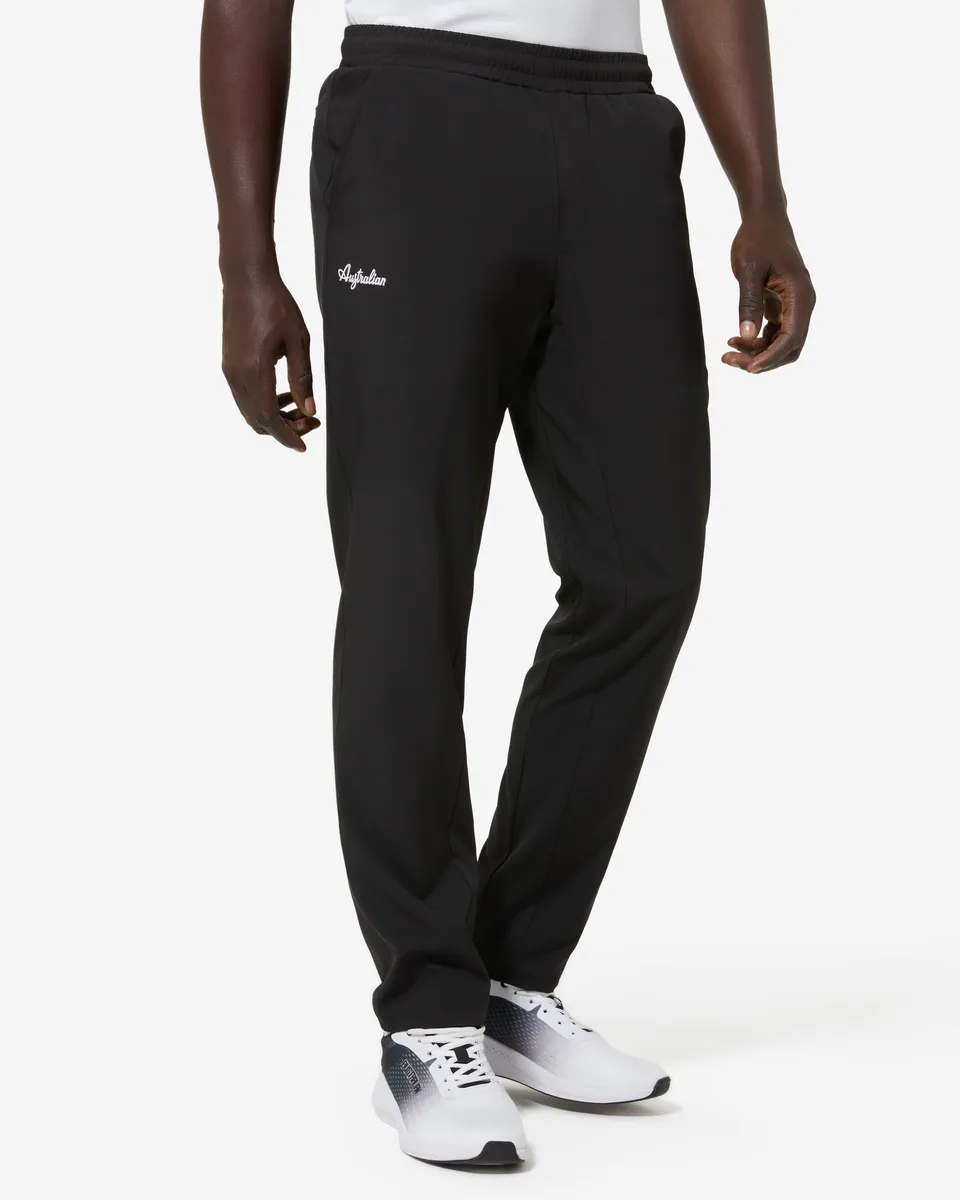 australian-easy-vinyl-track-pant-pantalone-bi-elastico-slam-nero image 1