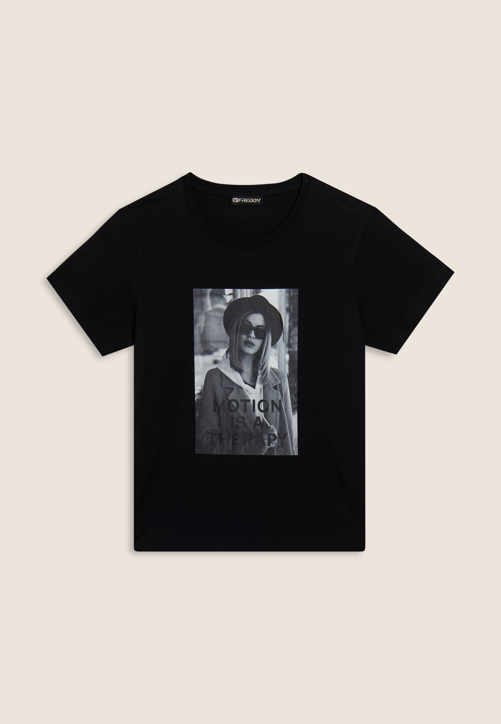 freddy-t-shirt-donna-regular-con-stampa-fotografica image 4