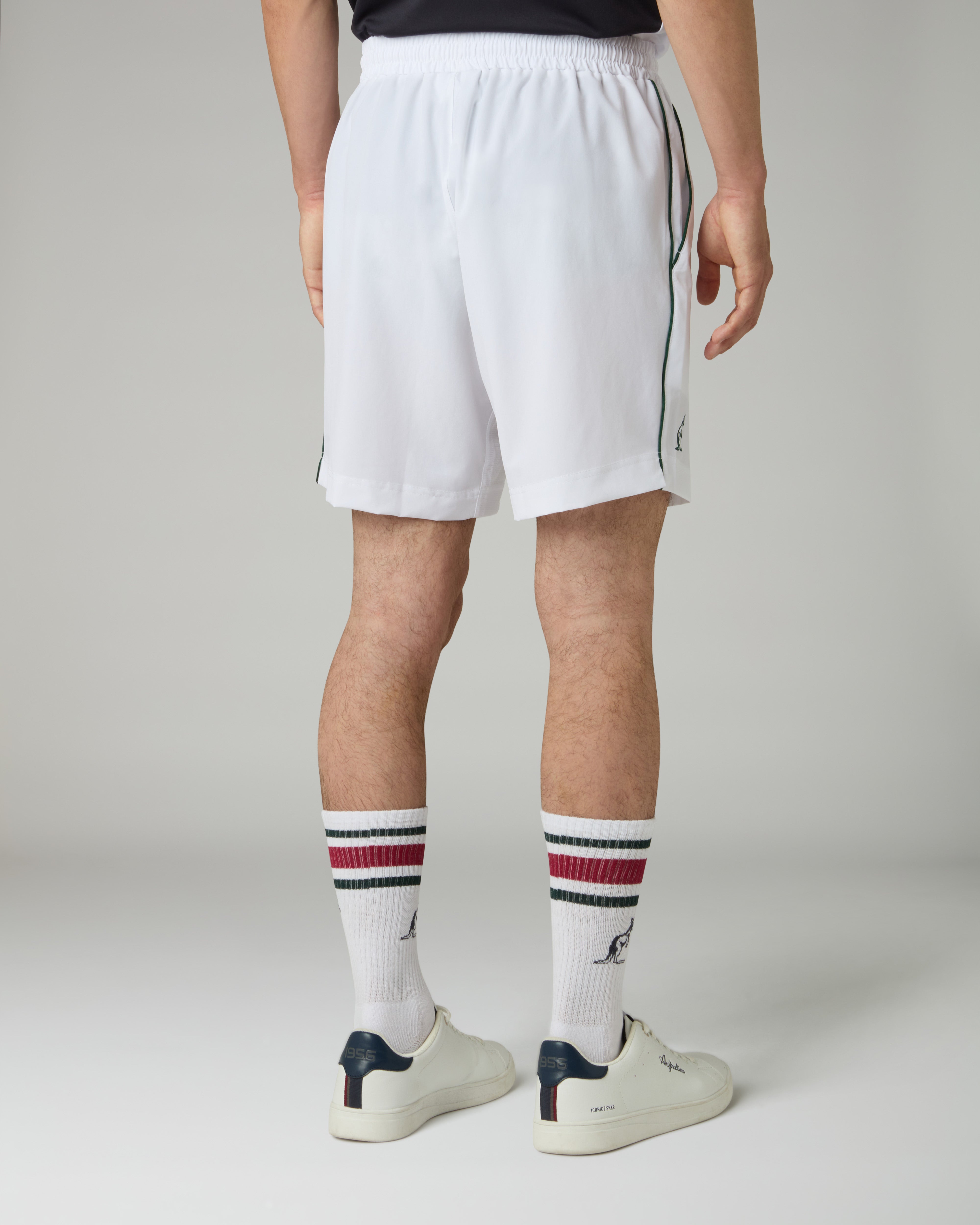australian-slam-classic-short-short-tennis-bi-elastico-bianco-made-in-italy image 3
