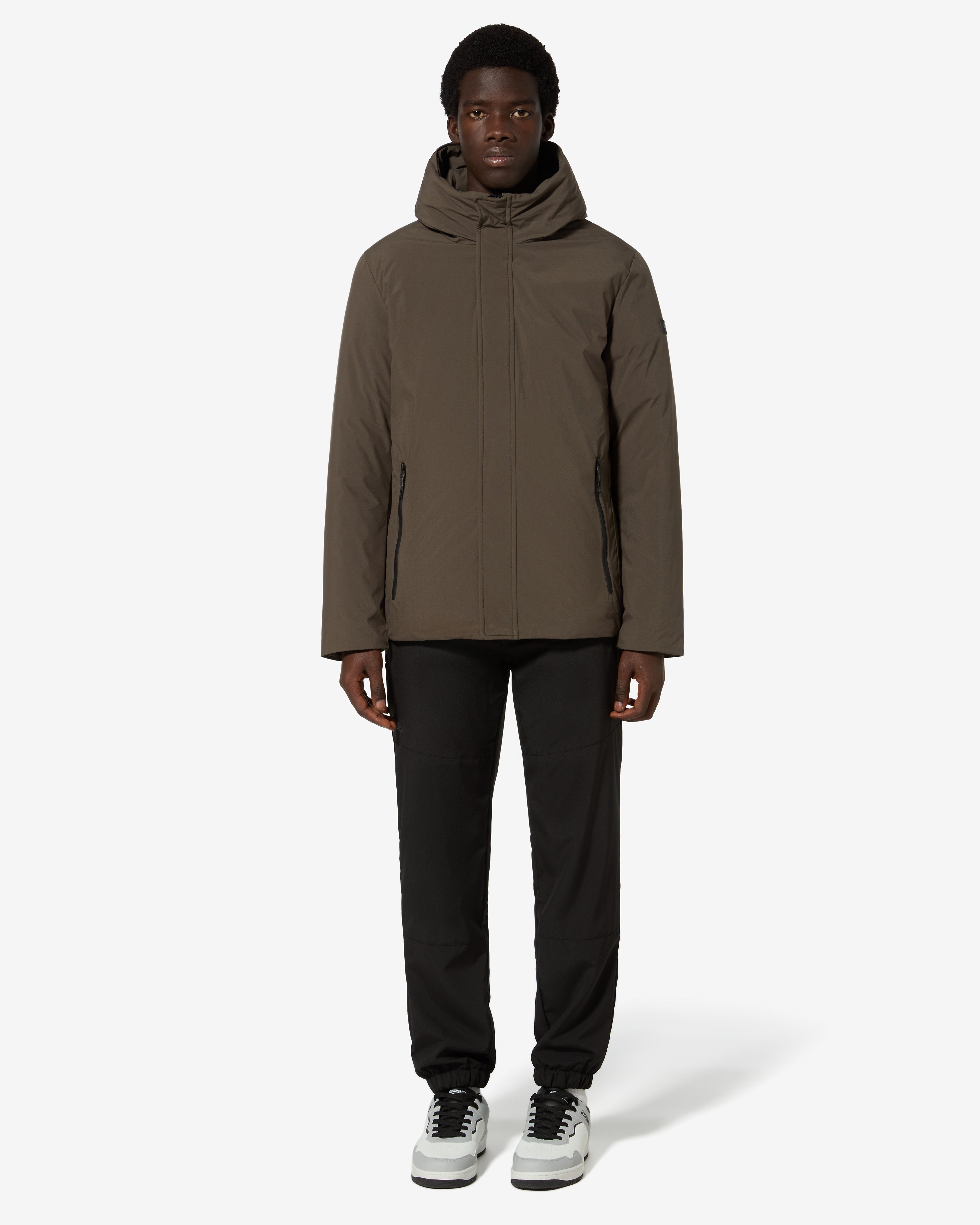 australian-soft-shell-jacket-con-cappuccio-deep-army image 2