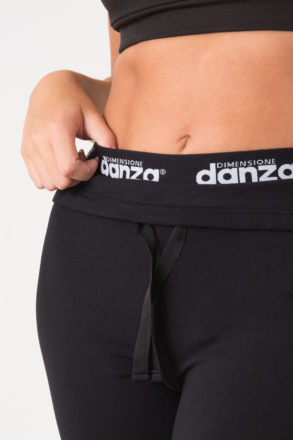 dimensione-danza-basic-panta-jazz-donna-jersey-stretch-elastico-jacquard image 4