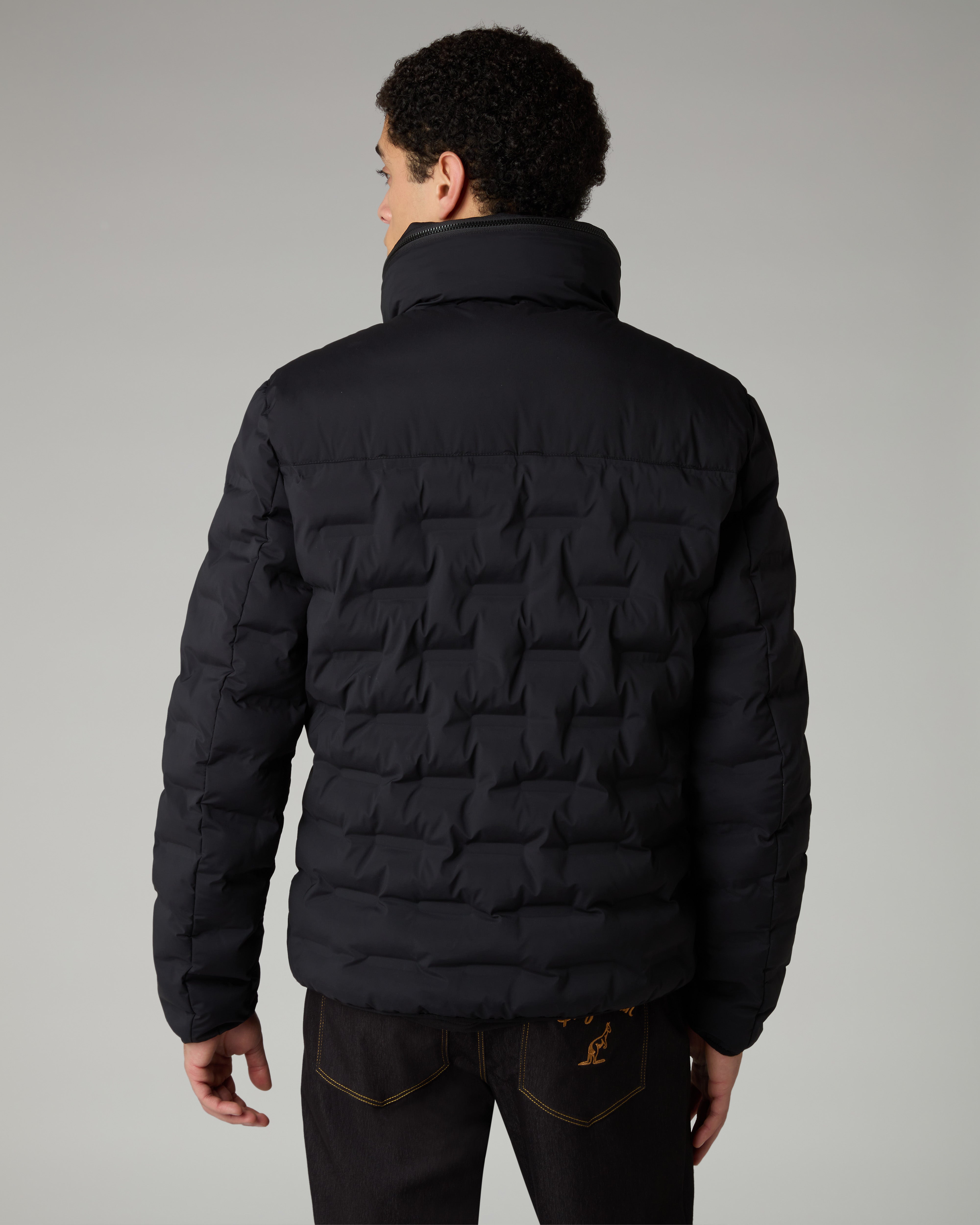 australian-3-d-jacket-giubbotto-trapuntato-nero image 3