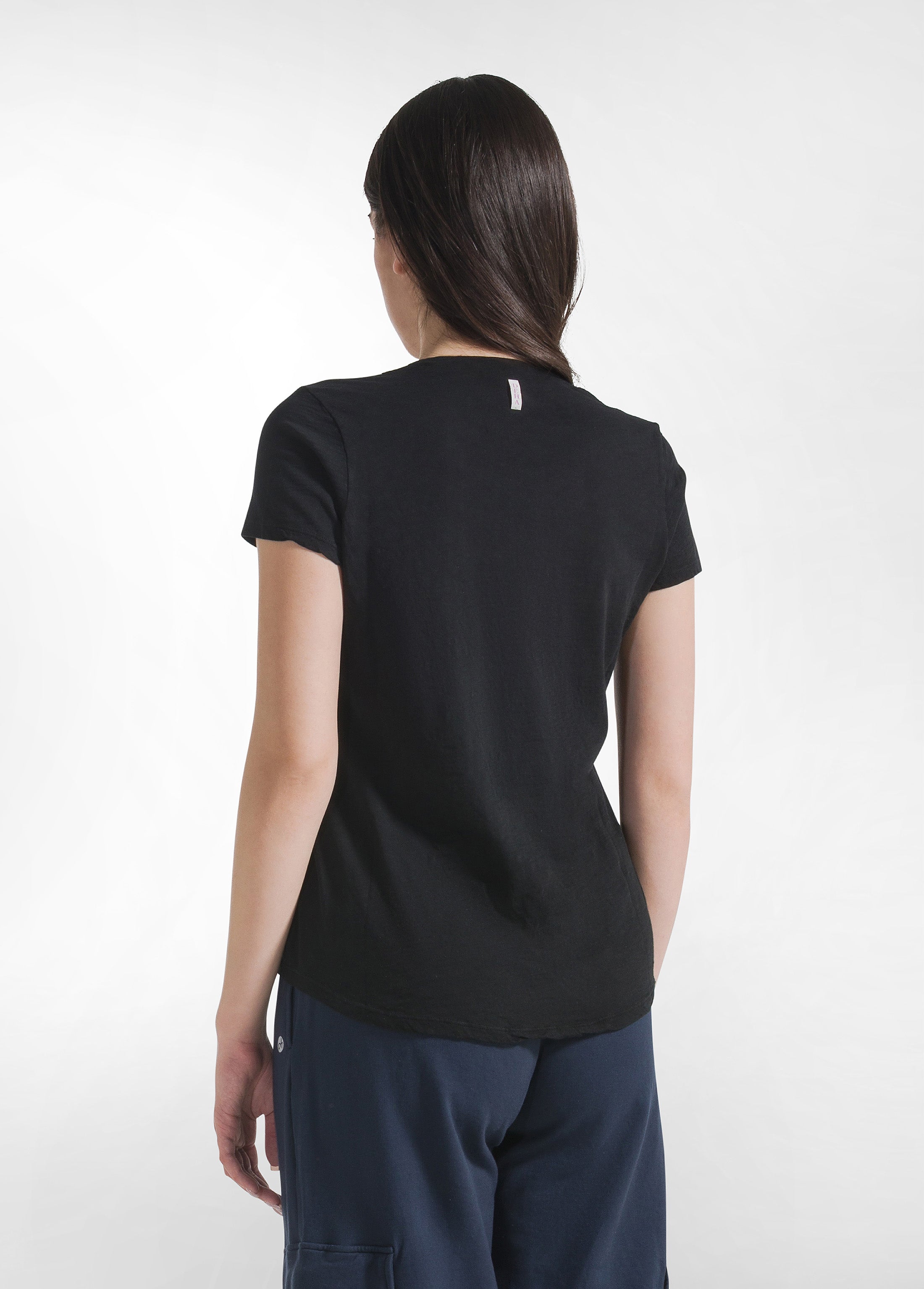 deha-t-shirt-in-cotone-flamm-nero image 6