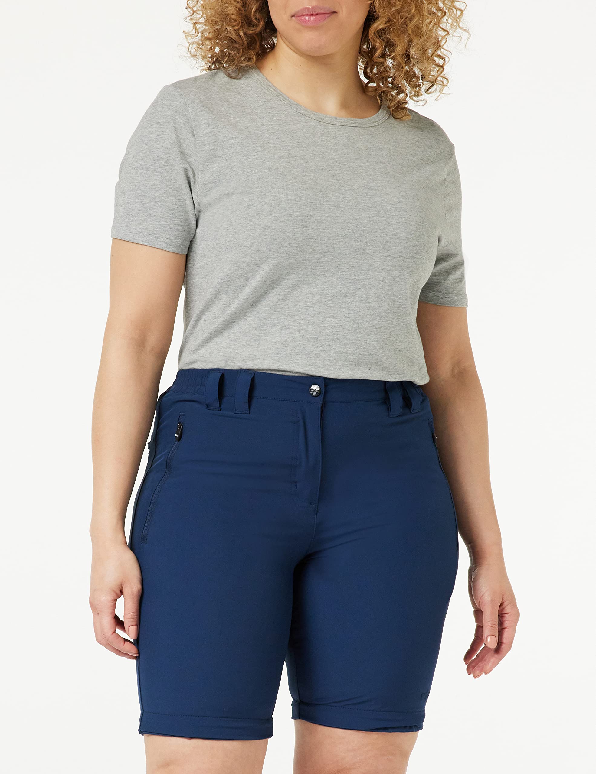 cmp-rigel-pantaloni-zip-off-donna-elasticizzati-comfort-fit image 6