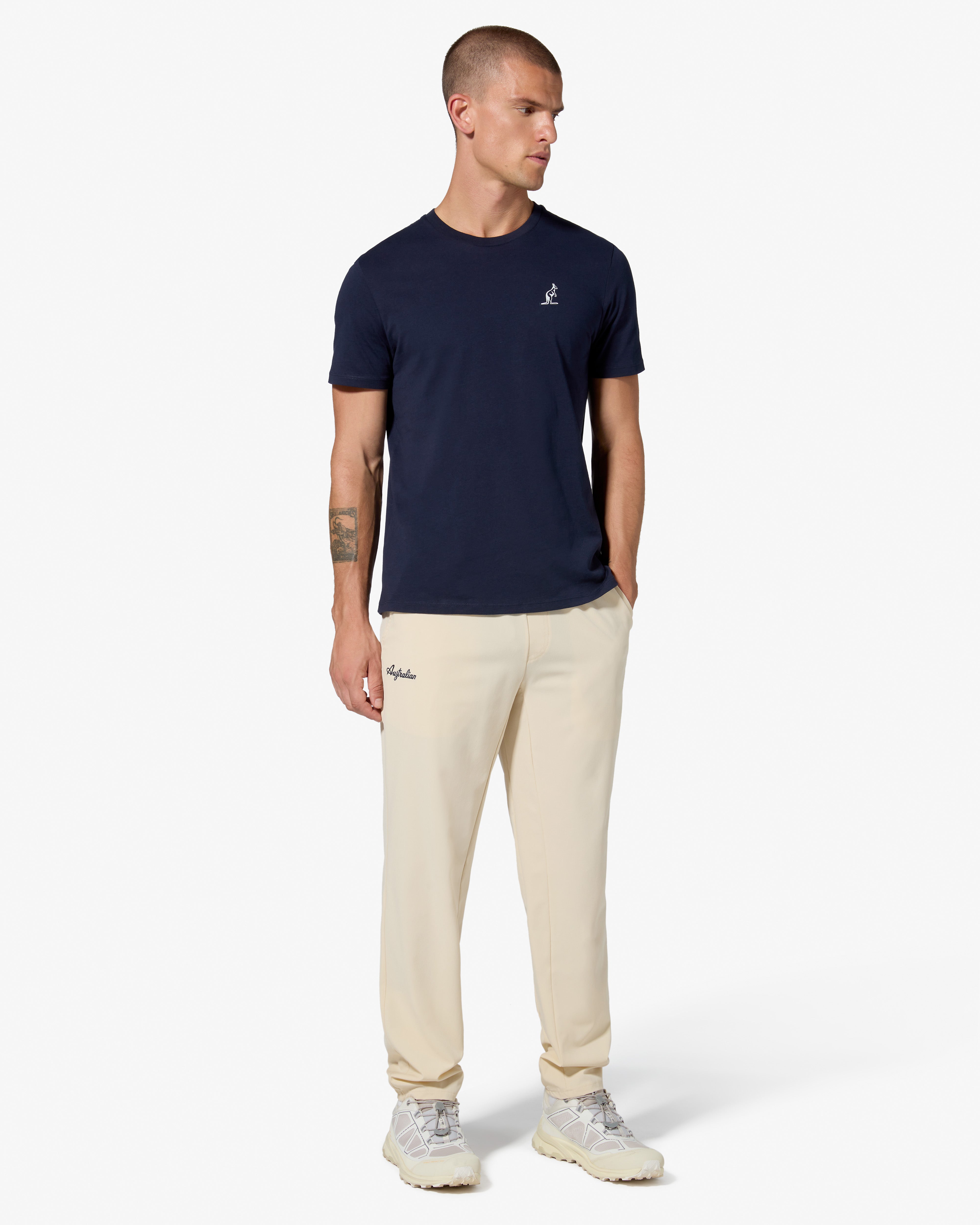 australian-prospect-court-t-shirt-cotone-blu-navy-regular-fit image 2