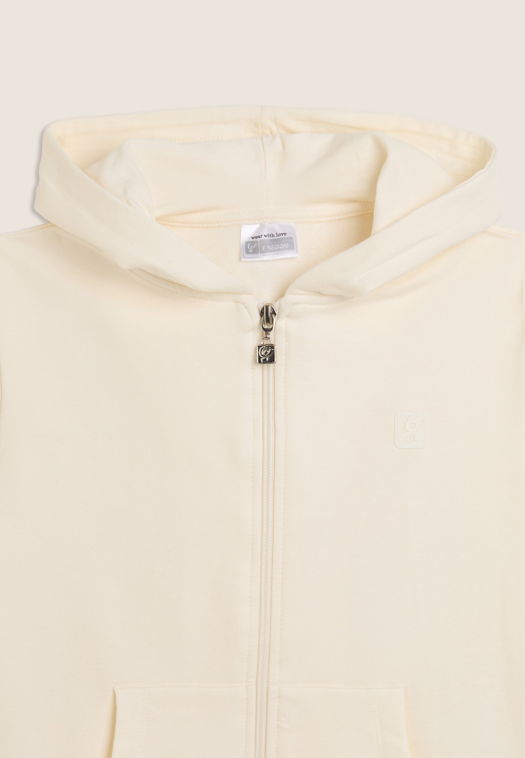 freddy-felpa-junior-full-zip-con-cappuccio-e-logo-gommato image 6