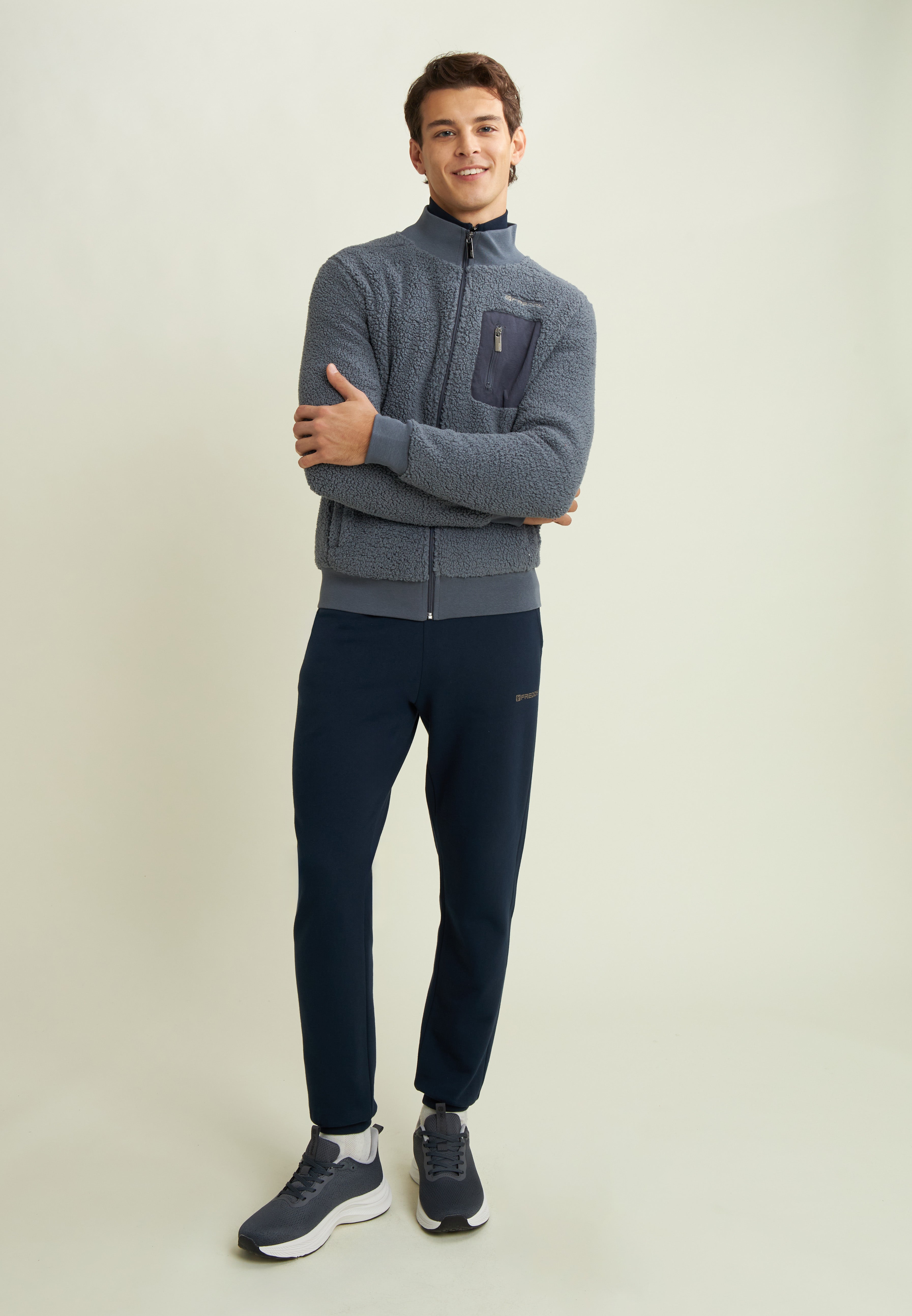 freddy-pantaloni-uomo-regular-felpa-cotone-con-polsino image 2