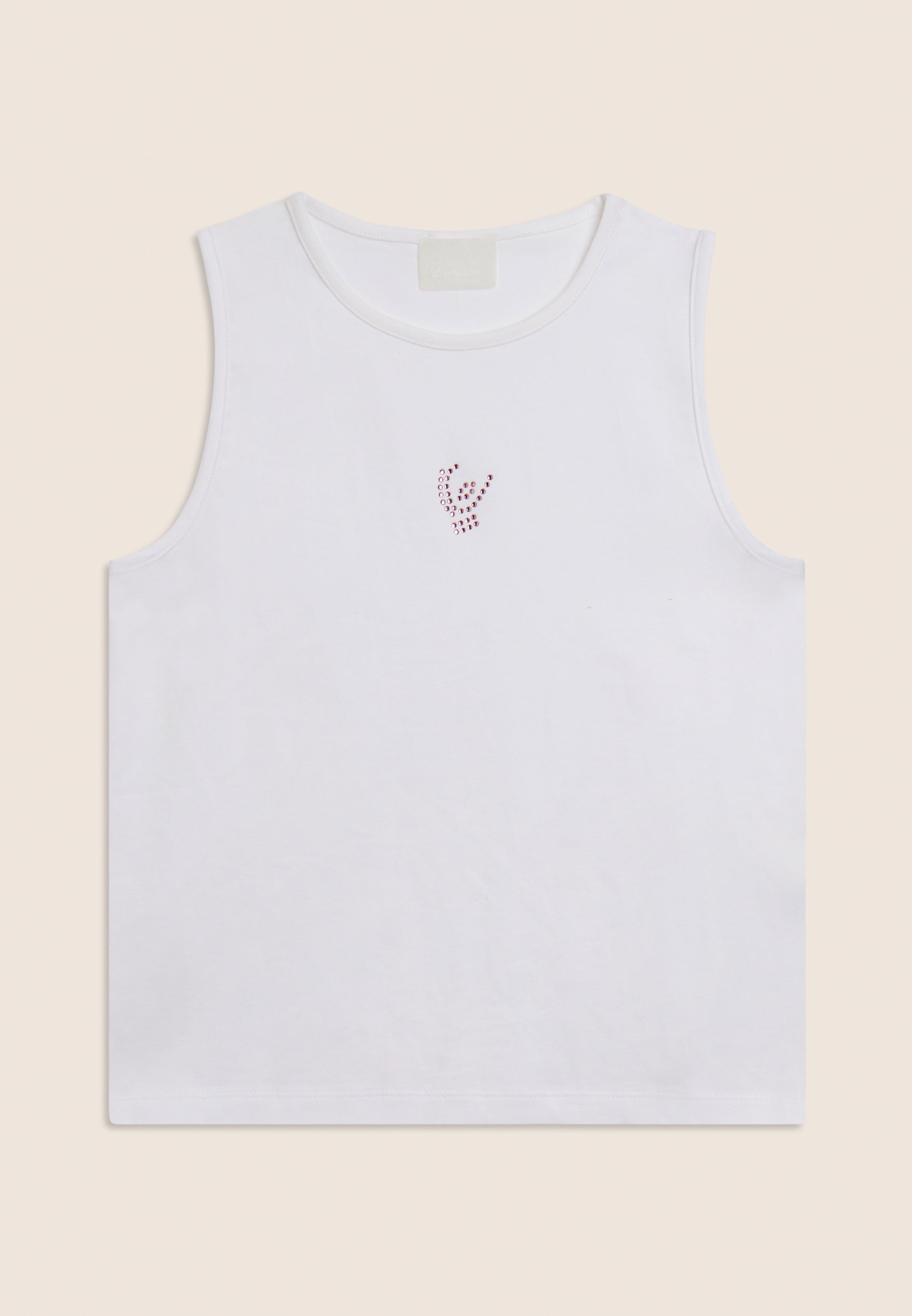 freddy-canotta-regular-in-jersey-da-bambina-e-ragazza-con-logo-in-strass image 5