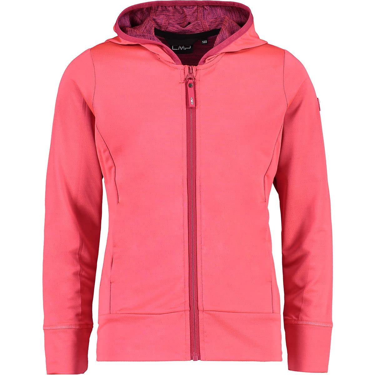 cmp-hooded-light-french-terry-felpa-con-cappuccio-bambina-gloss-116 image 1