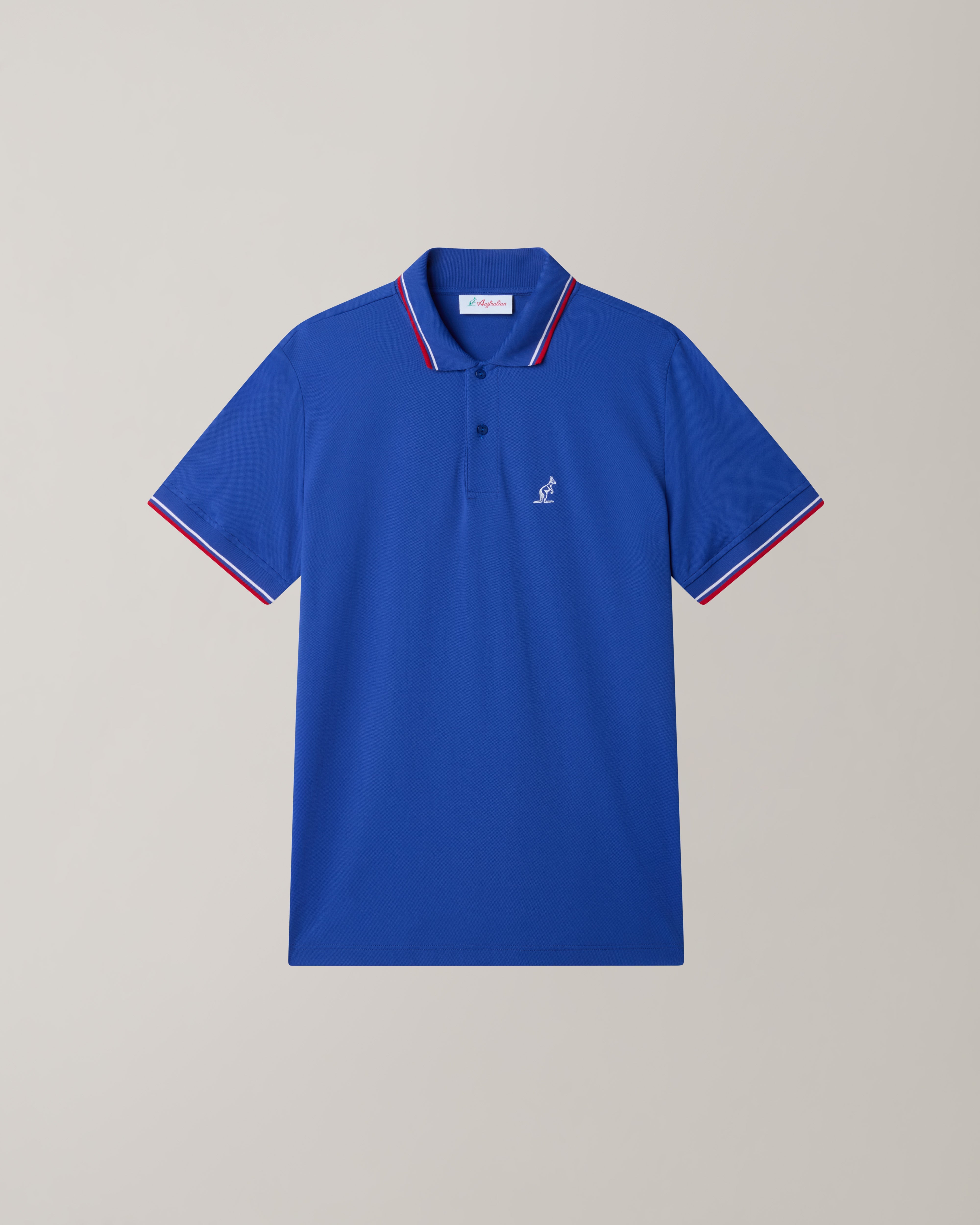 australian-league-2-stripes-polo-shirt-tecnica-royal image 5