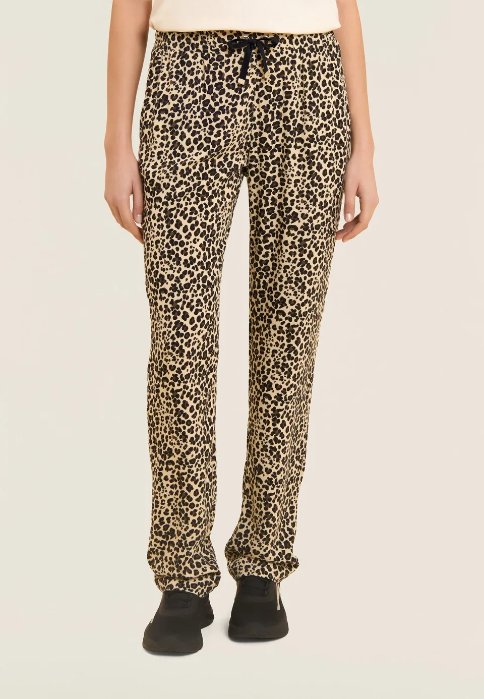 freddy-pantaloni-straight-leg-in-viscosa-stampa-animalier image 1