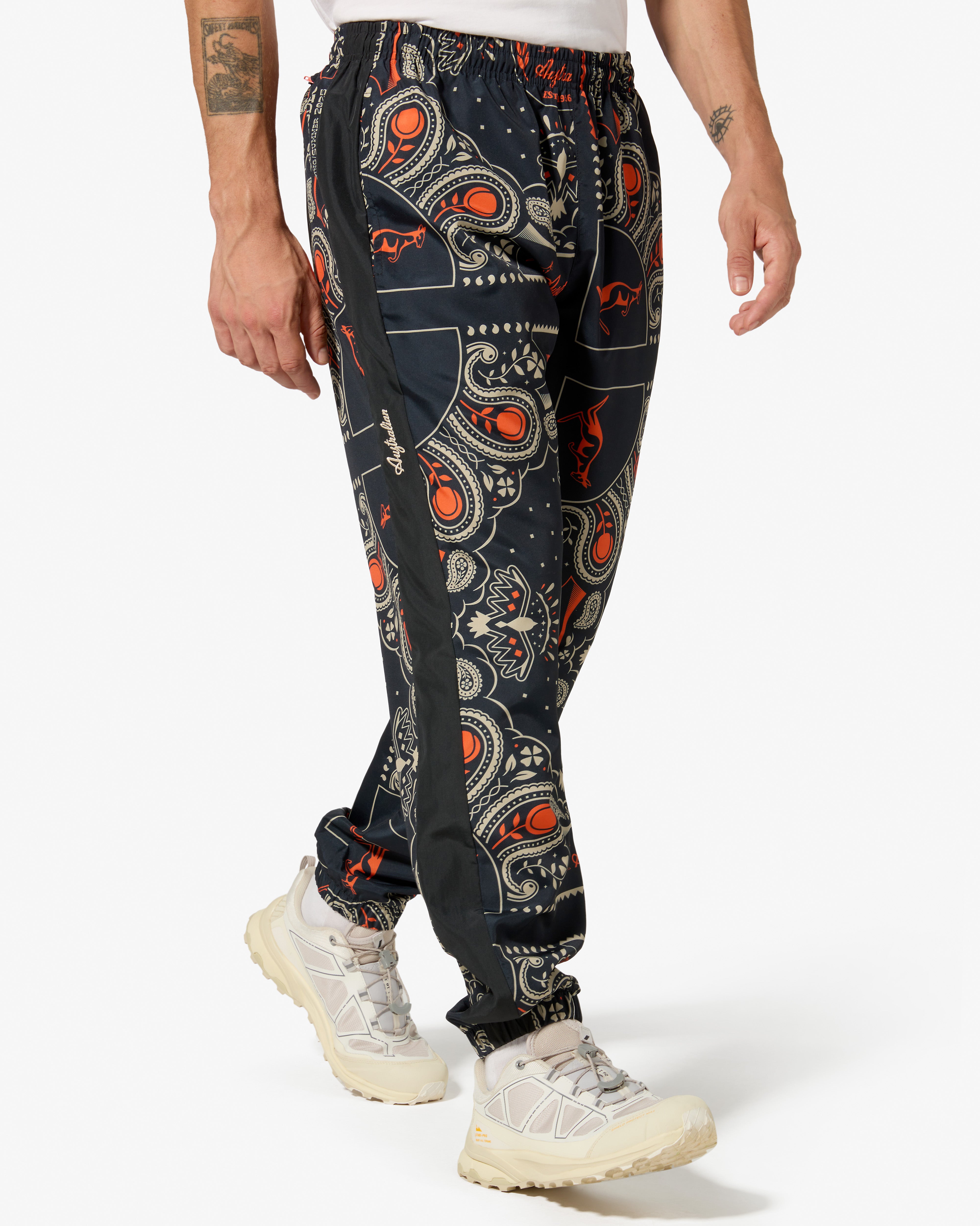 australian-bandana-track-pant-pantalone-sportivo-smash-antracite image 1