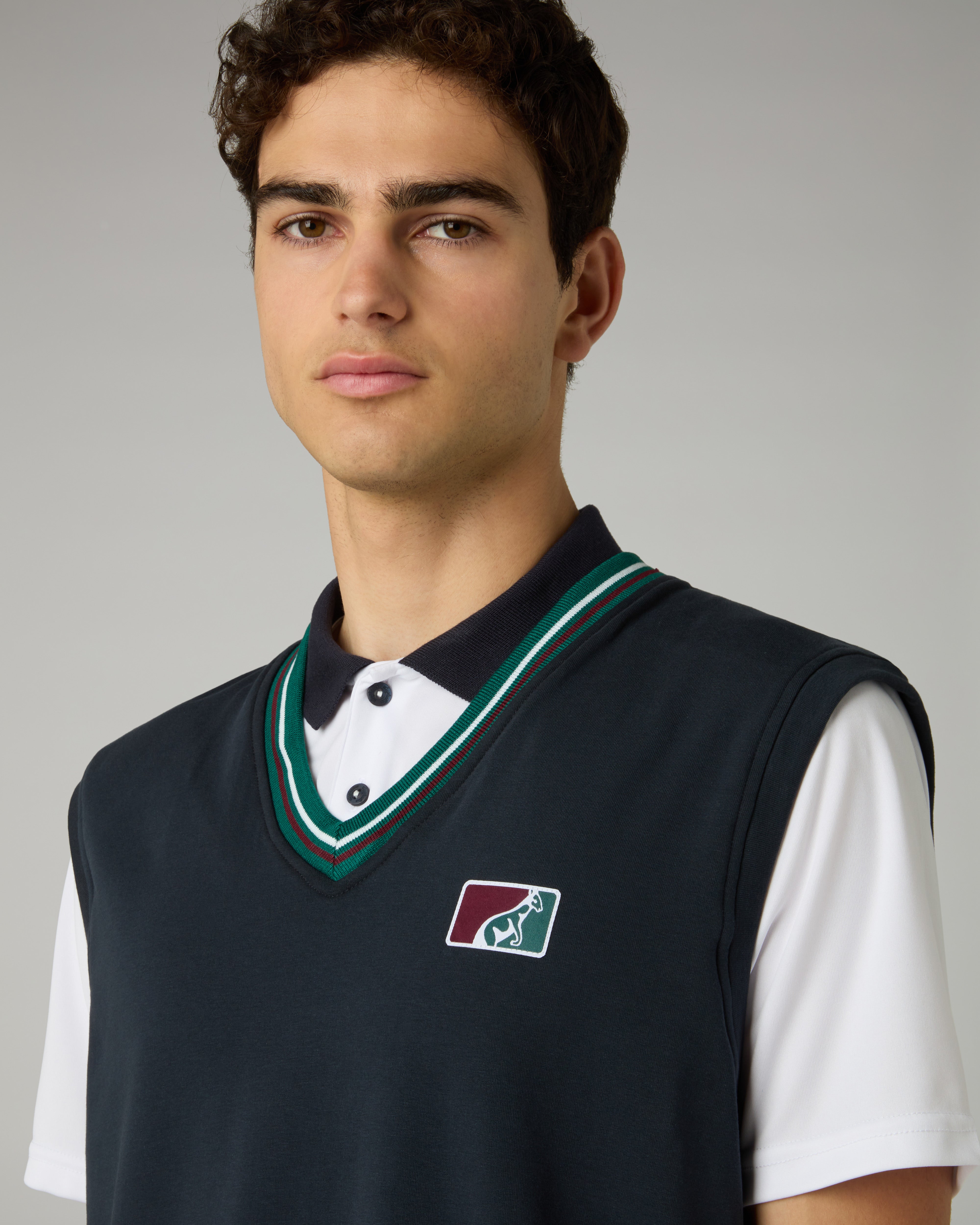 australian-classic-gilet-gilet-in-felpa-garzata-scollo-a-v image 4