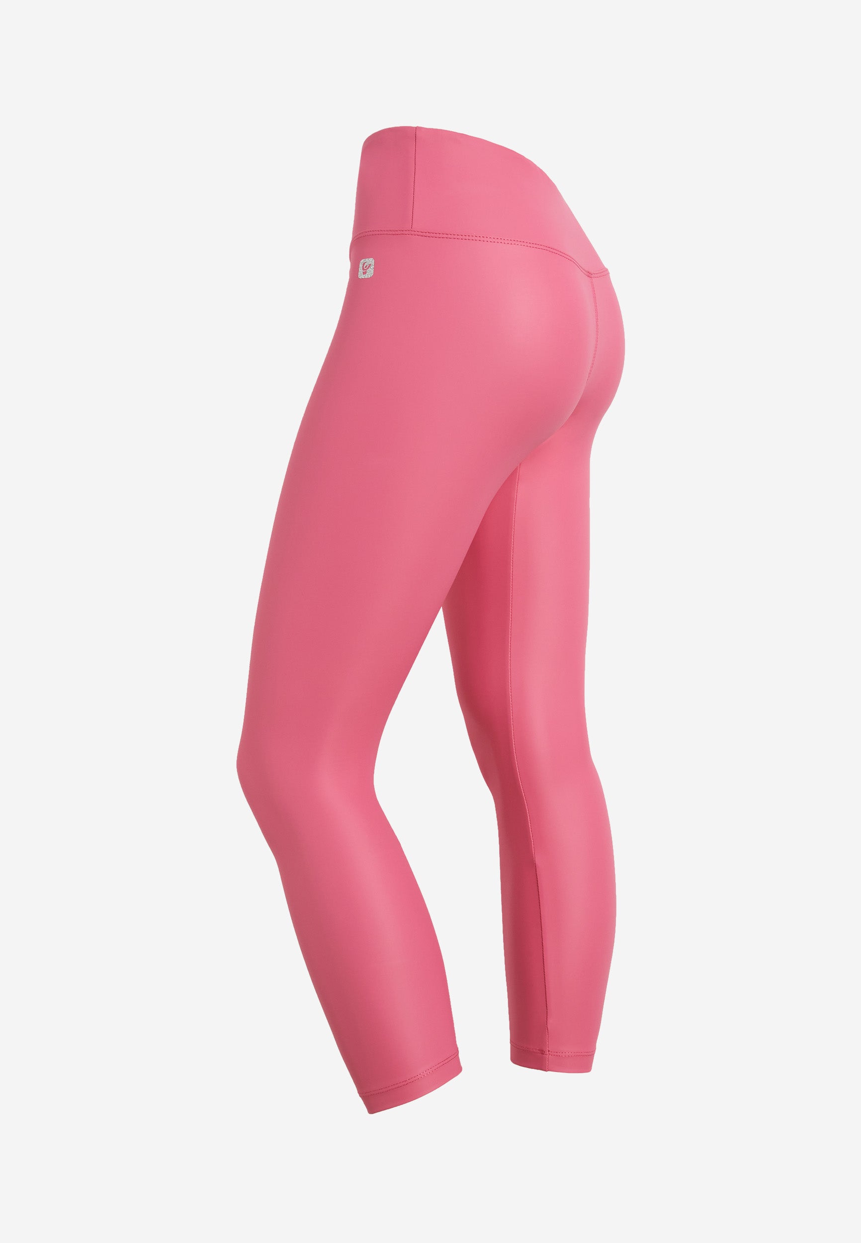 freddy-leggings-7-8-vita-alta-coated-effetto-pelle-leggings-donna image 8