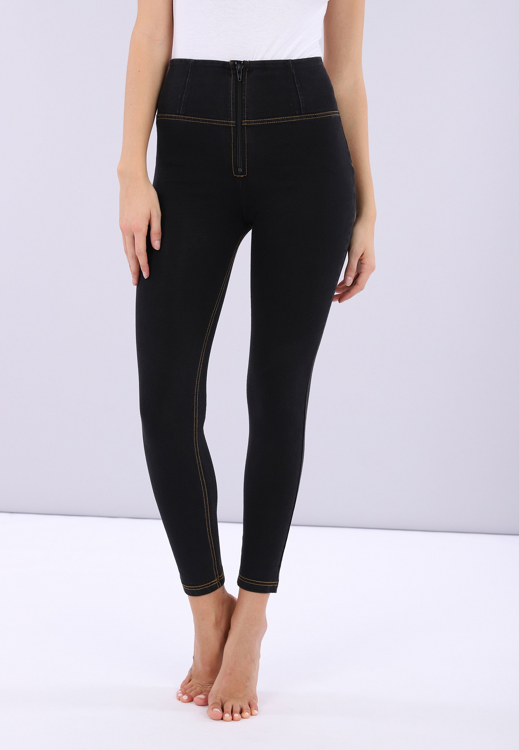 freddy-wr-up-7-8-superskinny-vita-alta-effetto-modellante-jeggings-donna-effetto image 1