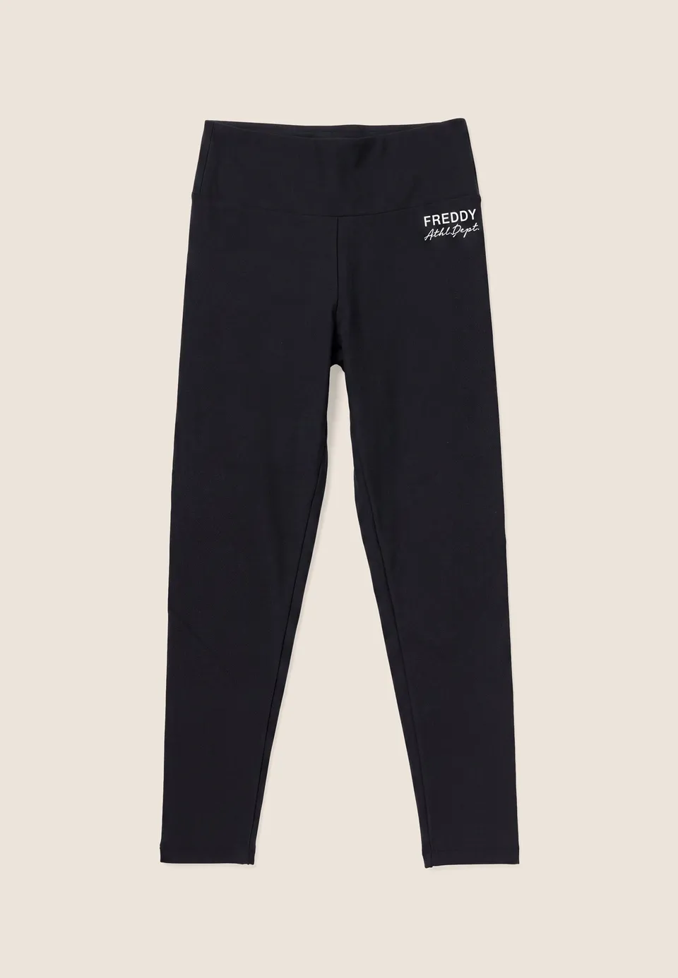 freddy-leggings-donna-vita-alta-7-8-con-logo-argento image 1