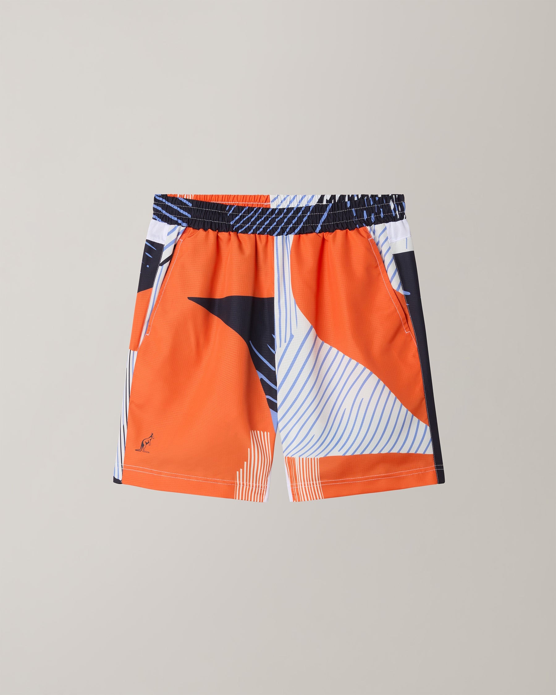australian-absinth-printed-short-short-tennis-arancio-acceso-45-cm image 6