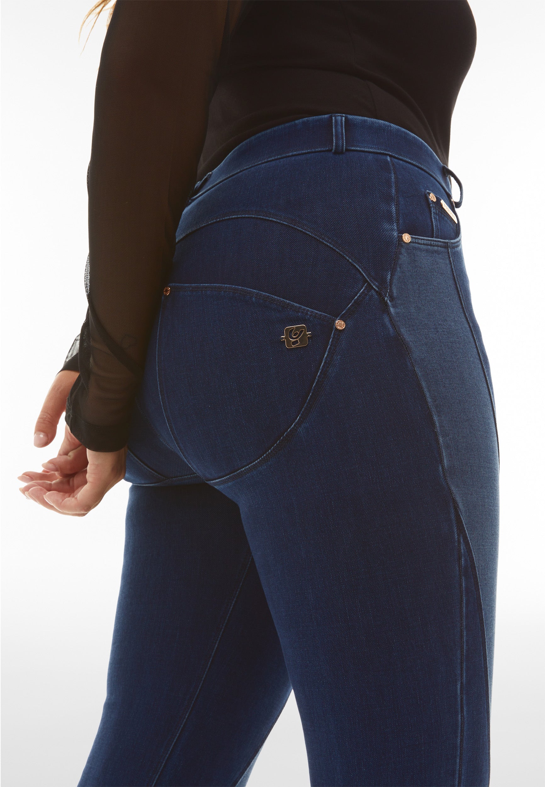 freddy-jeans-wr-up-denim-navetta-superskinny-vita-alta-con-inserti-a-contrasto image 3