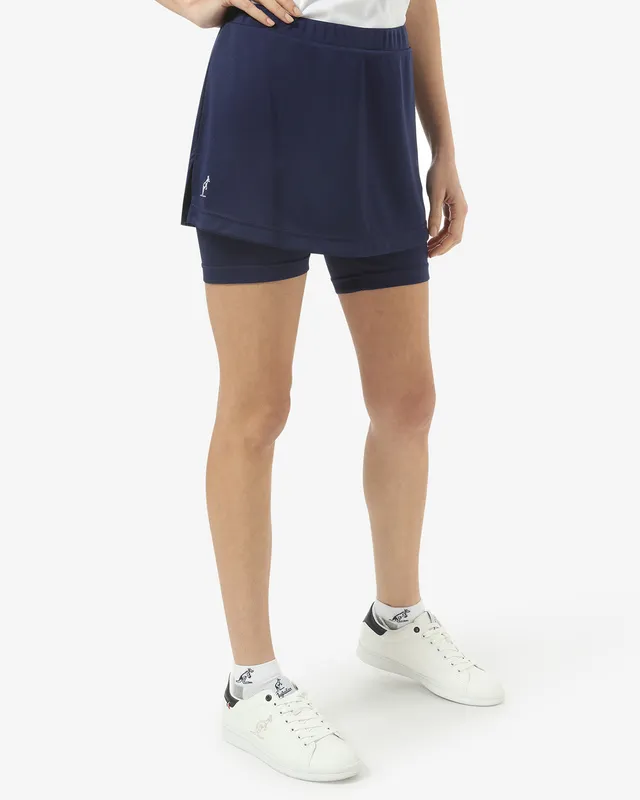 australian-skirt-performance-gonna-tennis-blu-cosmo-con-pantaloncino image 1