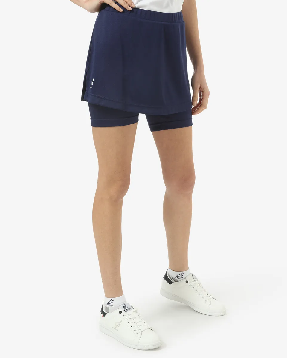 australian-skirt-performance-gonna-tennis-blu-cosmo-con-pantaloncino image 1