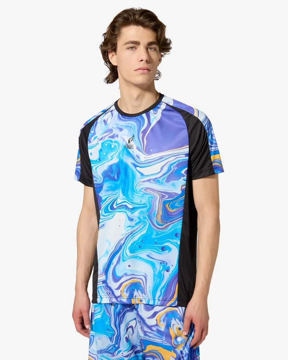 australian-marble-t-shirt-maglietta-tecnica-padel-nero image 1