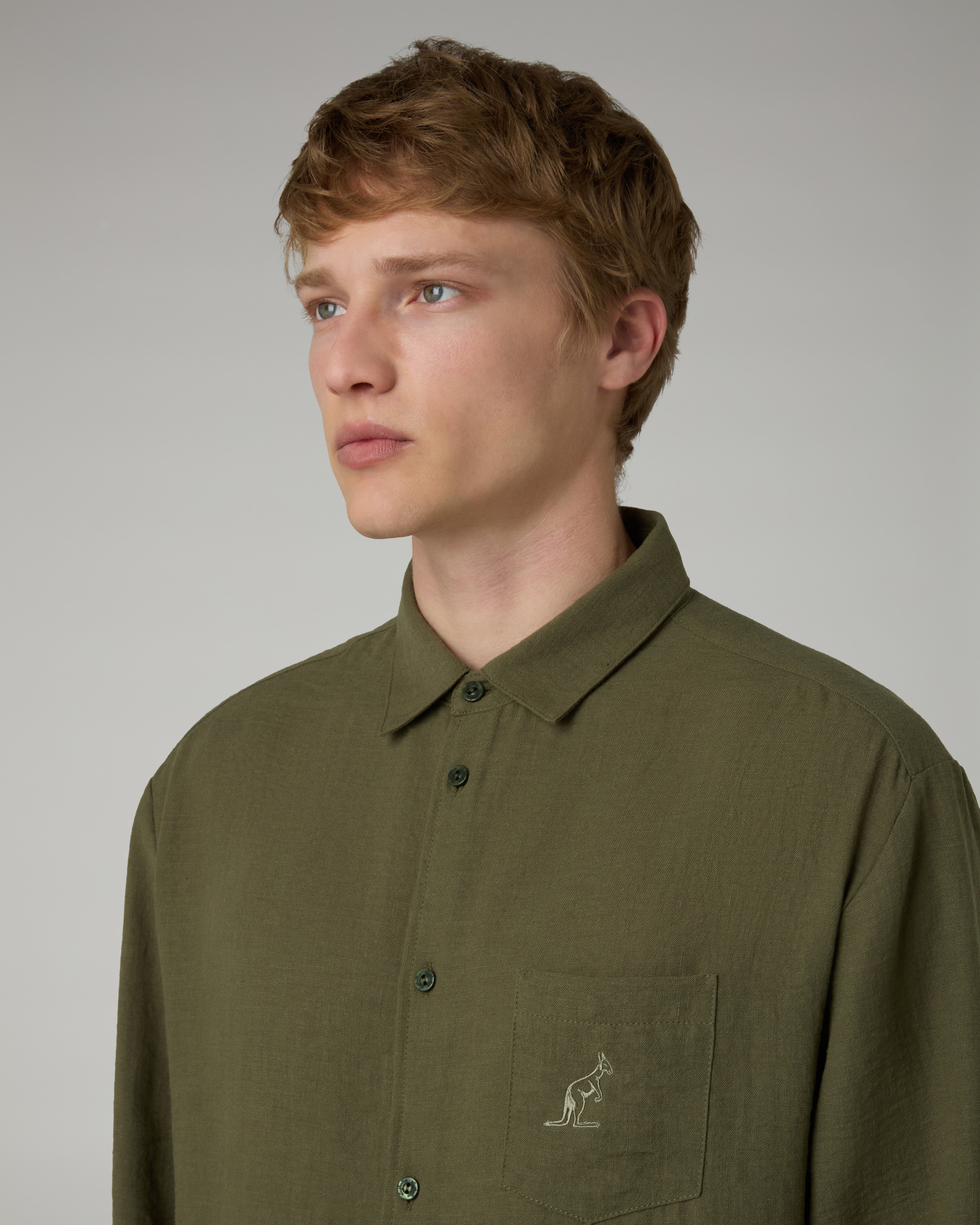australian-doric-camicia-manica-lunga-canvas image 4