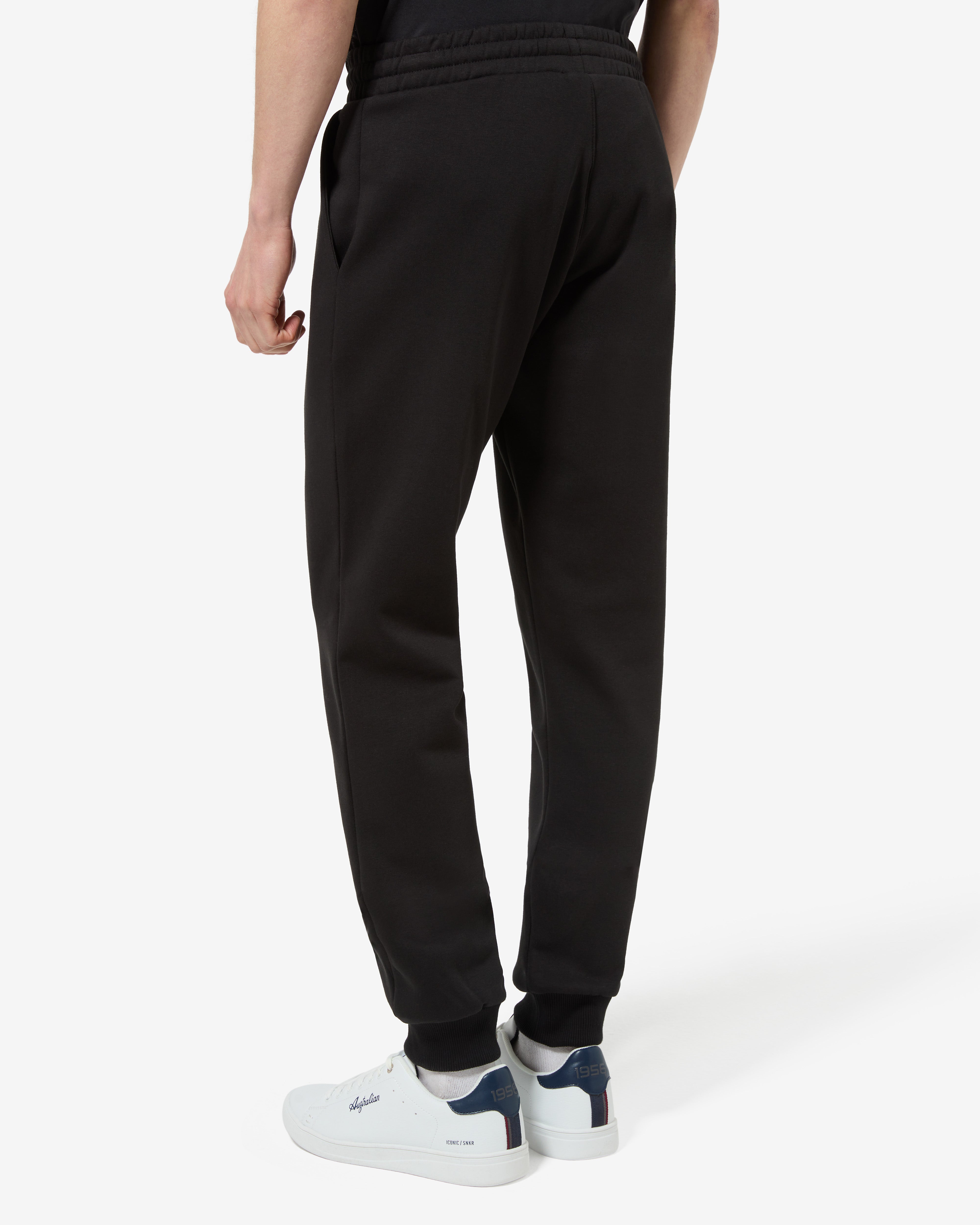 australian-essential-track-pants-pantaloni-felpa-invernale-neri-made-in-italy image 3
