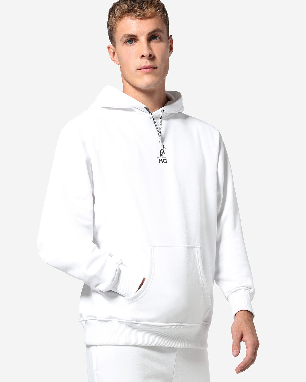 australian-vitruvio-hoodie-hard-court-felpa-cappuccio-bianca image 3