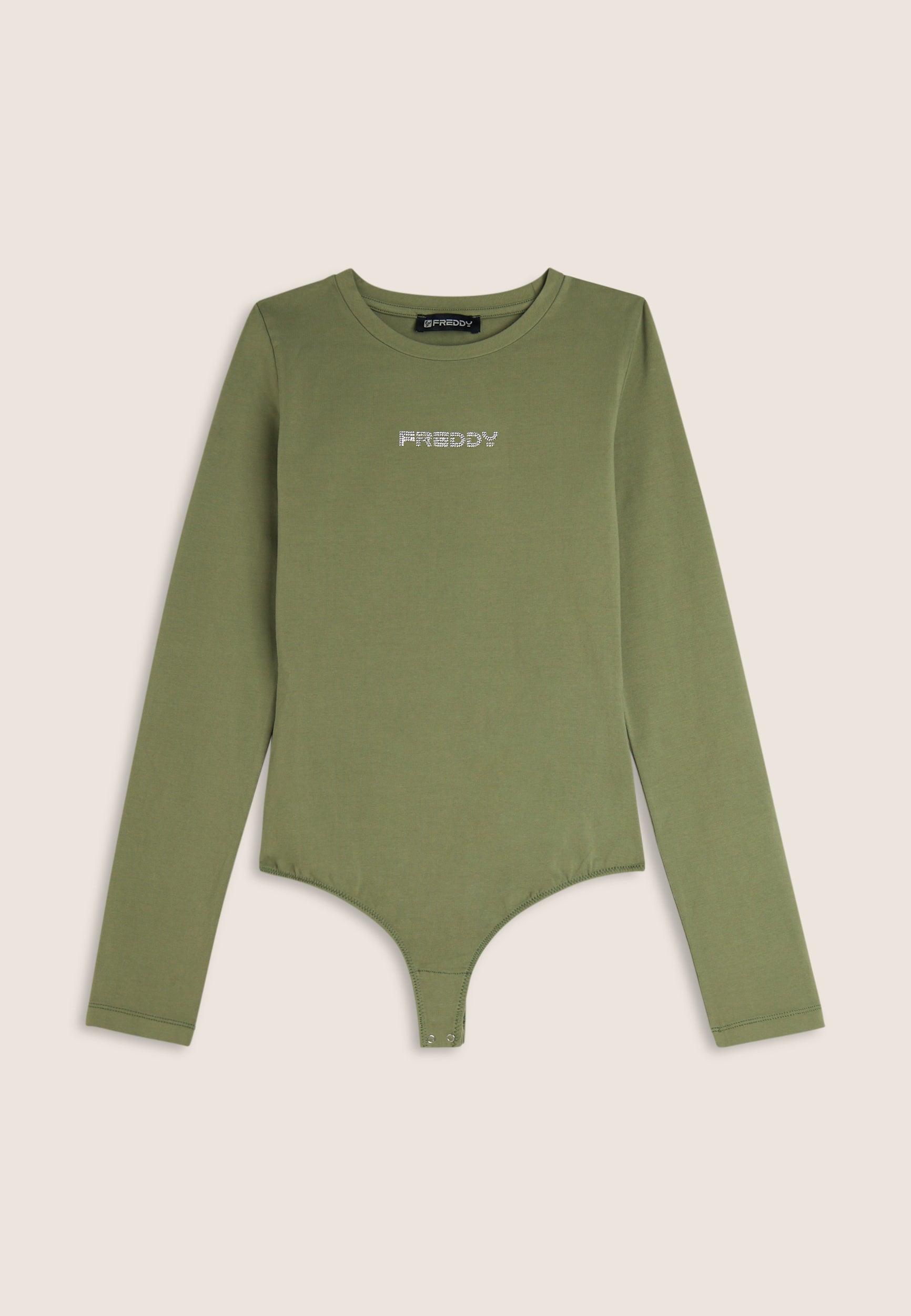 freddy-body-scollo-quadrato-jersey-strass-maniche-lunghe image 8