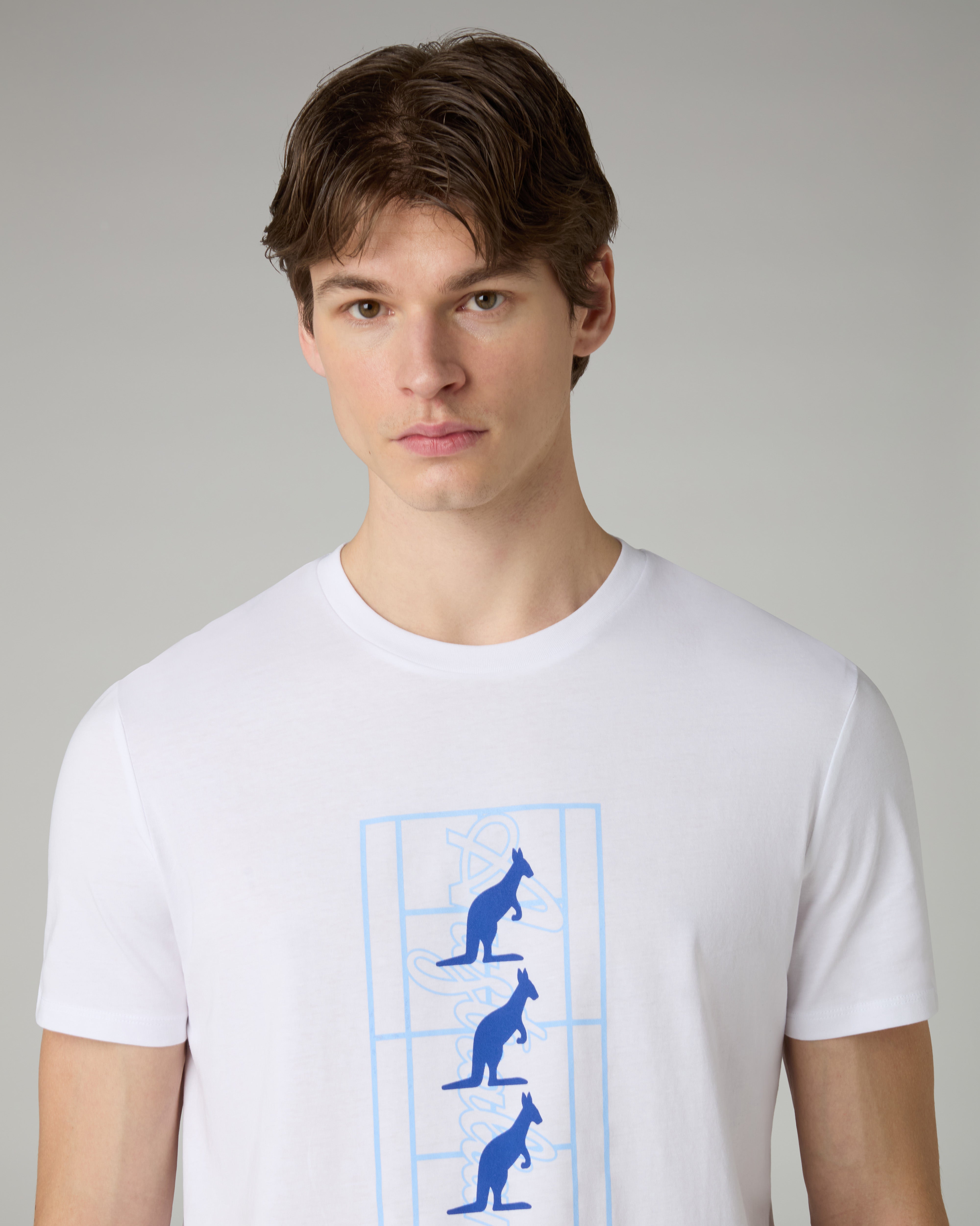 australian-kangaroo-field-t-shirt-in-cotone-bianco image 4