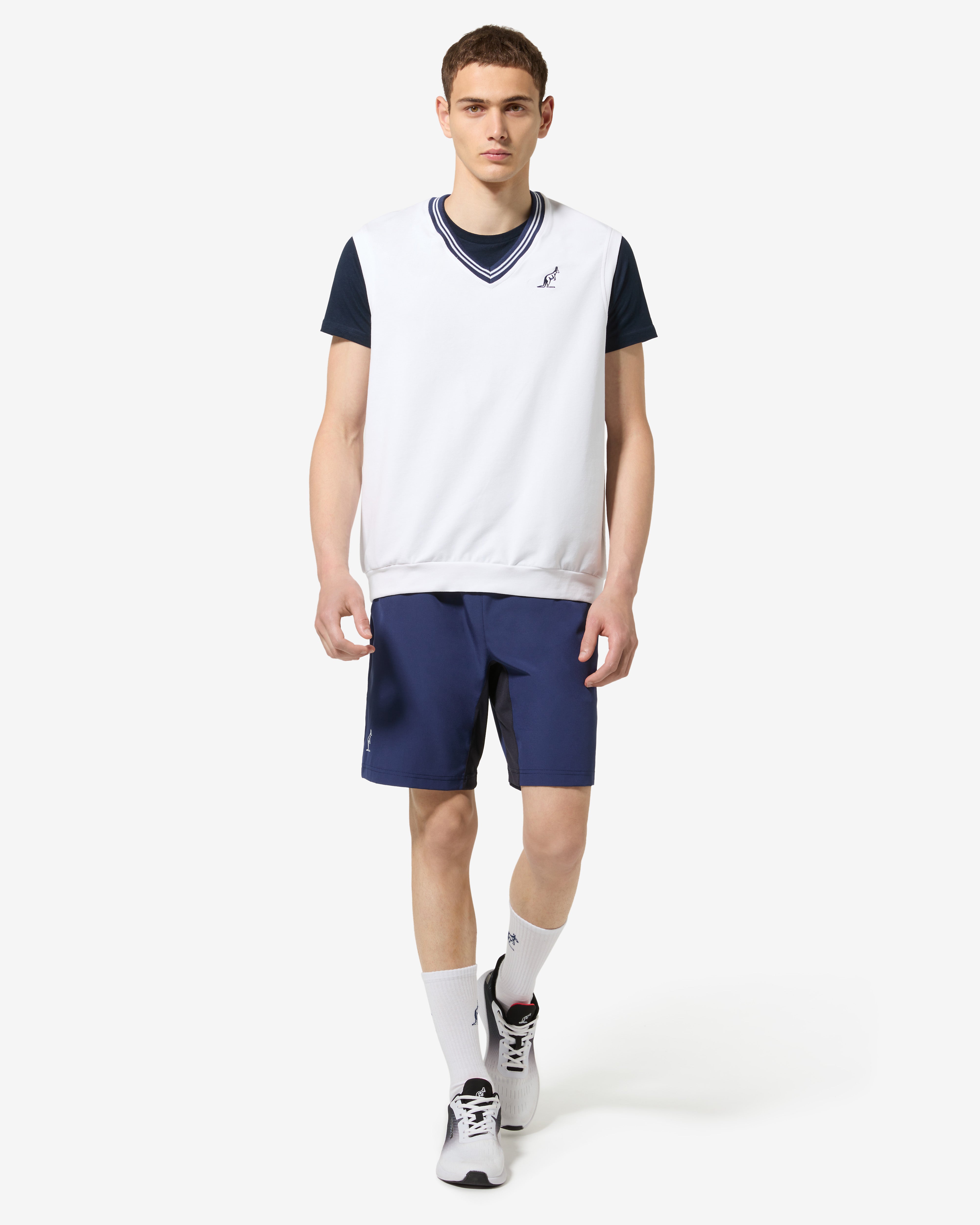 australian-legend-gilet-gilet-felpa-bianco-scollo-v image 1