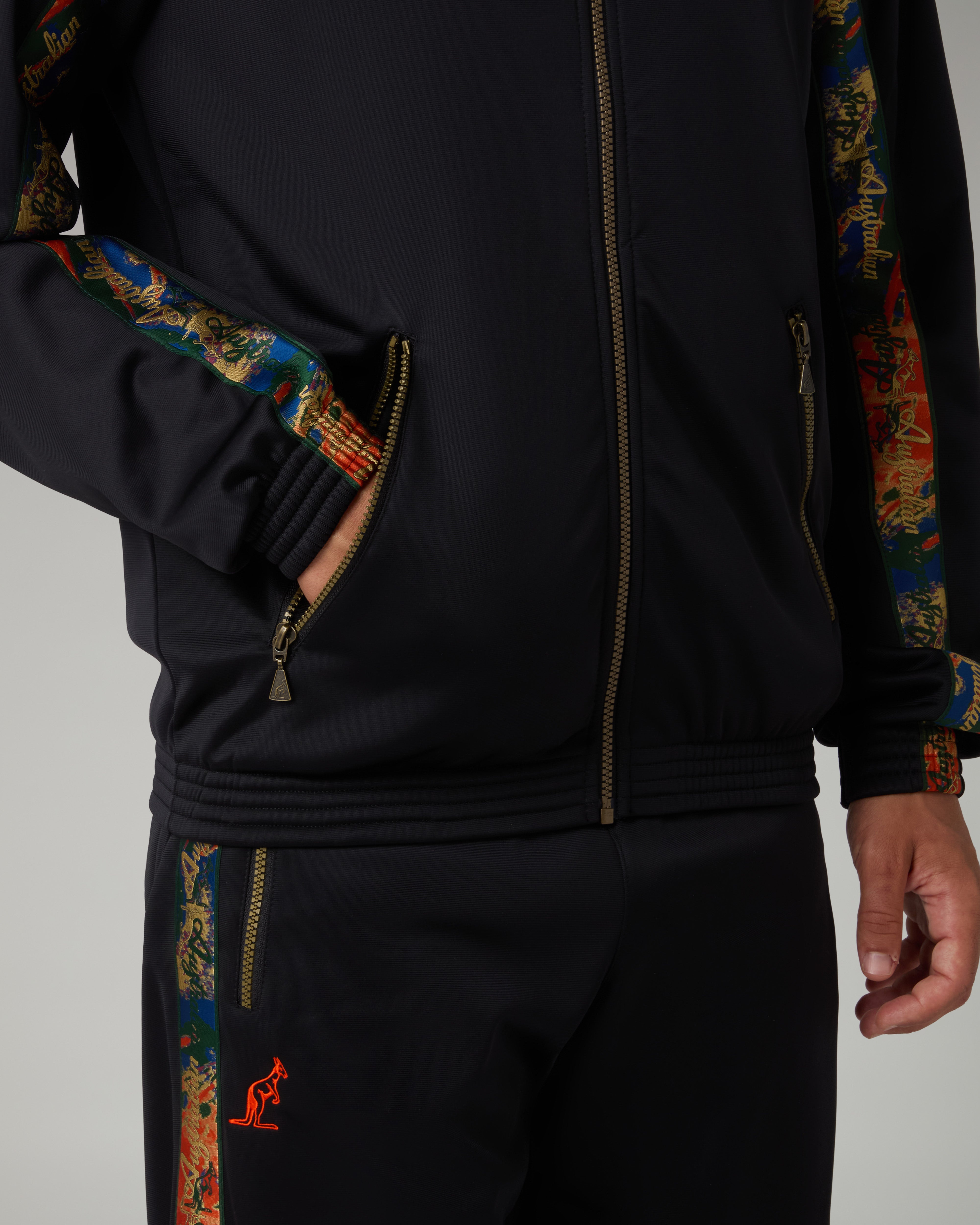 australian-nebula-tape-track-jacket-giacca-acetate-nera image 6