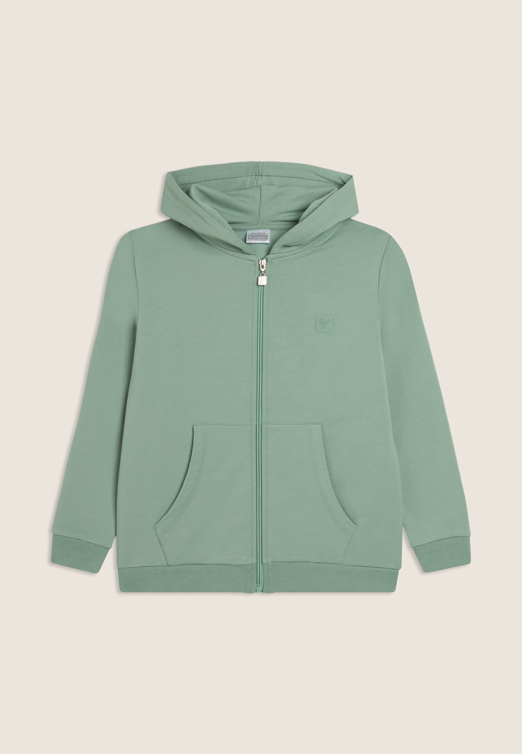 freddy-felpa-junior-full-zip-con-cappuccio-e-logo-gommato image 1
