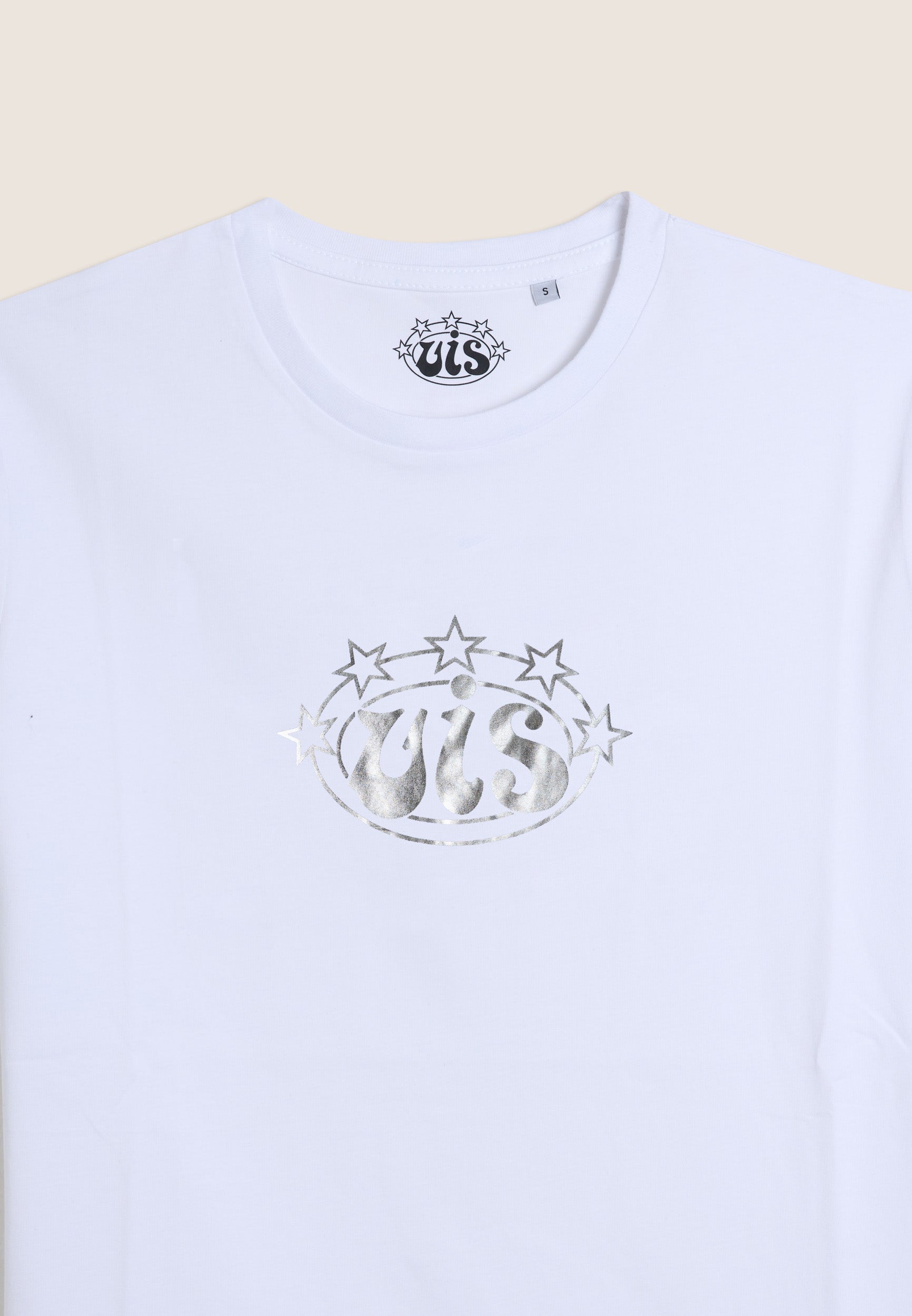freddy-t-shirt-donna-in-cotone-stile-boxe-logo-vis-argento image 6