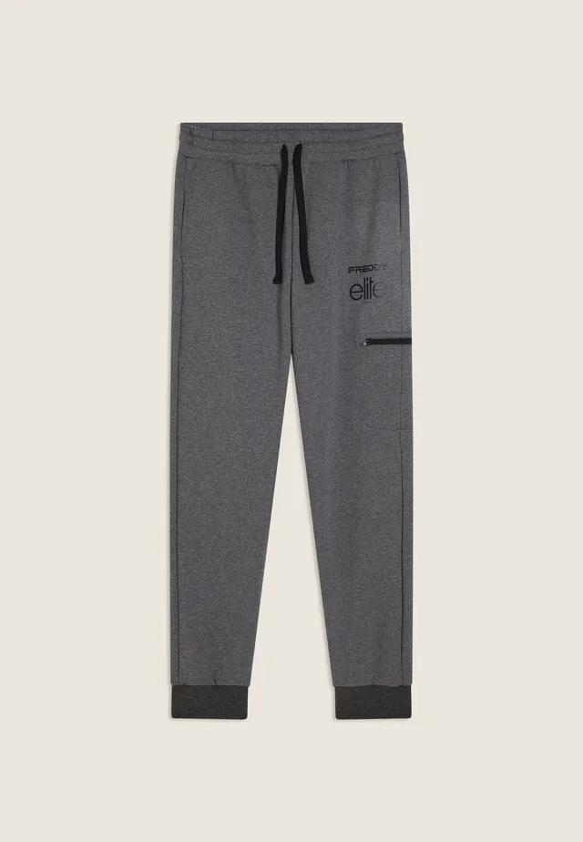 freddy-x-elite-pantaloni-sportivi-uomo-in-cotone-m-lange image 1