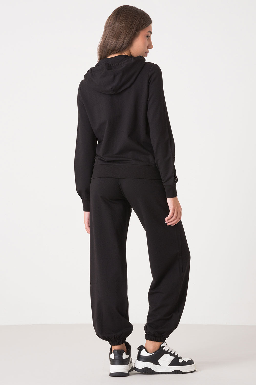 dimensione-danza-giacca-full-zip-con-cappuccio-in-felpa-modal image 7