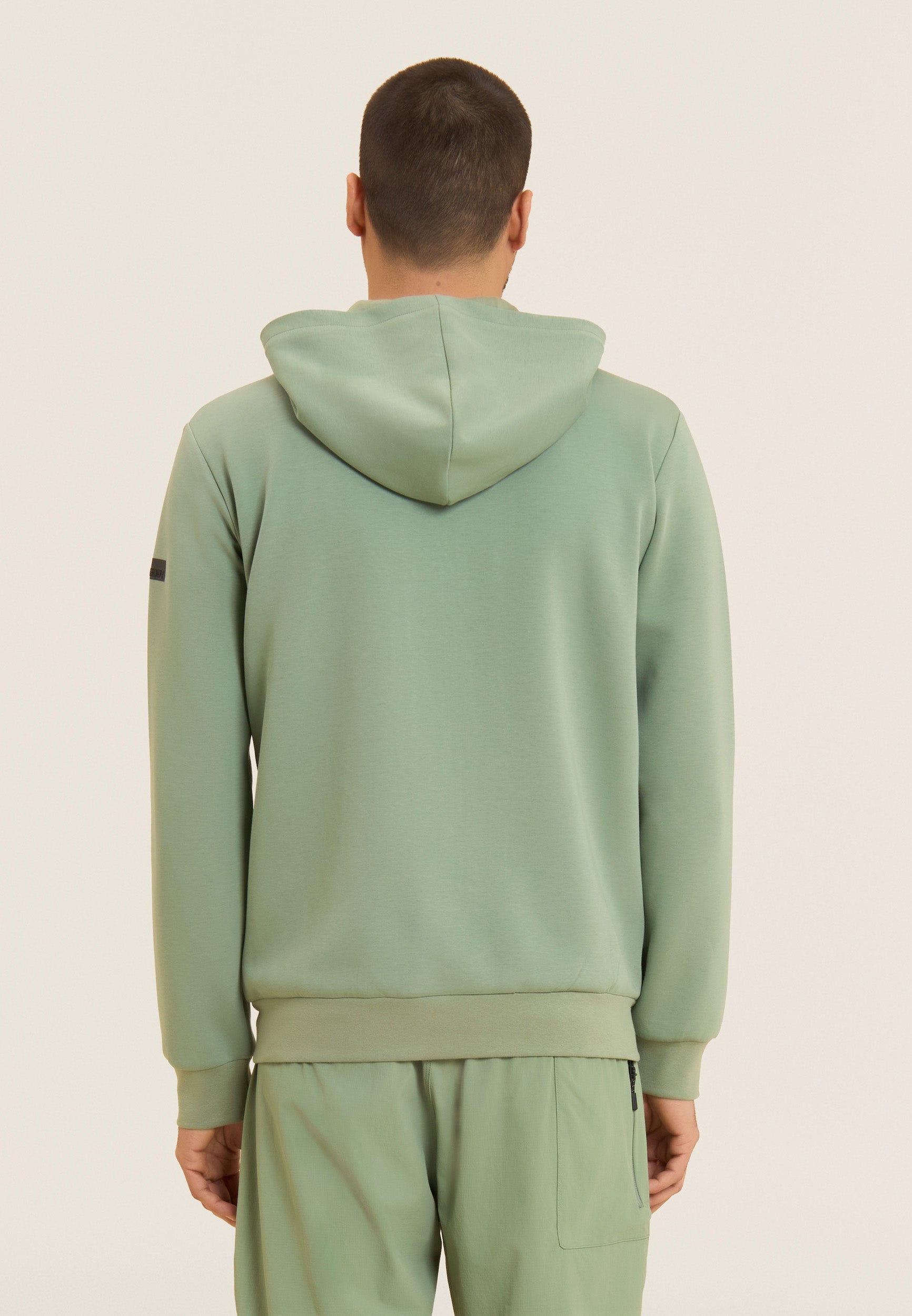 freddy-felpa-donna-oversize-full-zip-con-cappuccio-e-tasche-zip-urban-tech image 3