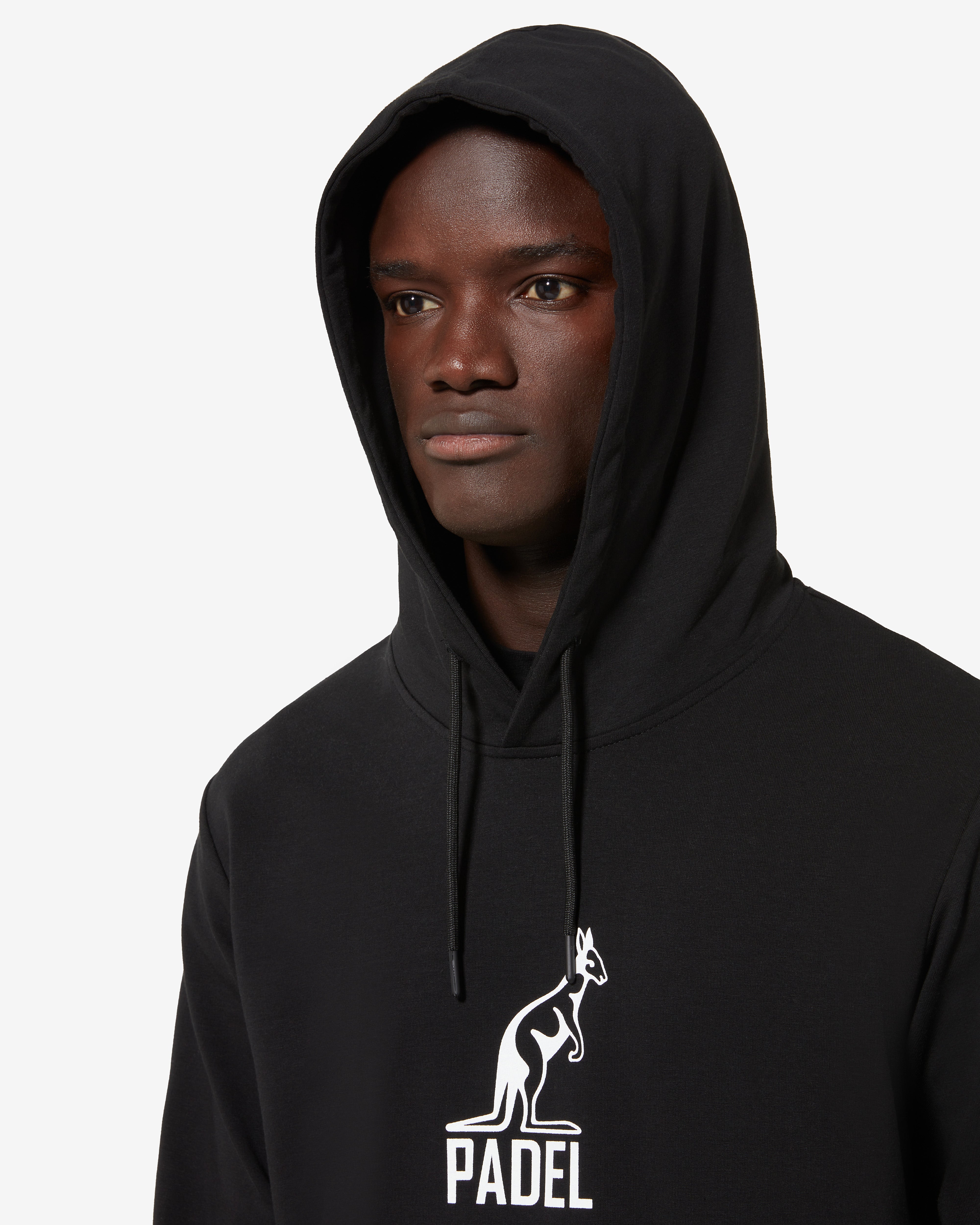 australian-padel-logo-hoodie-felpa-con-cappuccio-nera image 4
