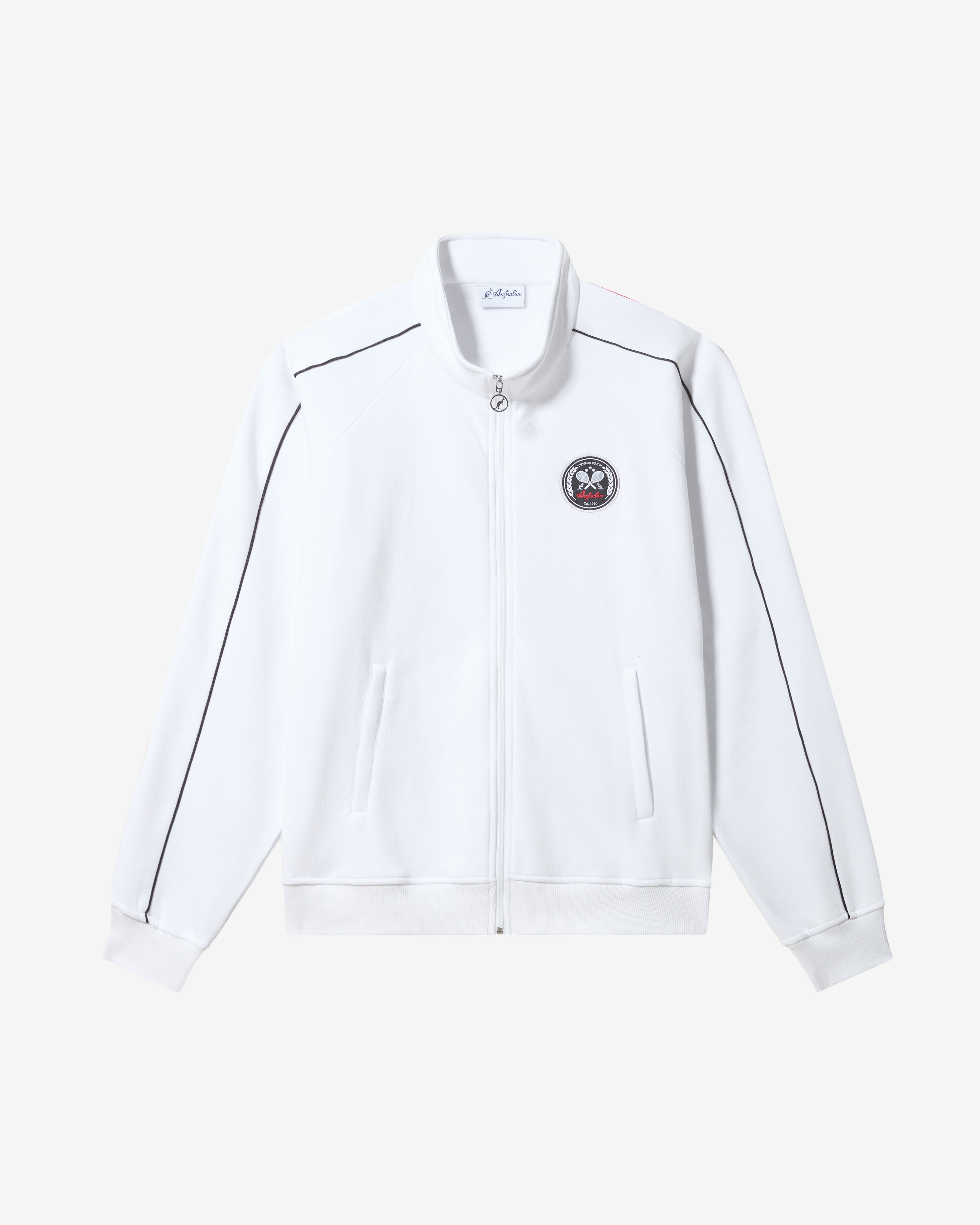 australian-tennis-crew-track-jacket-giacca-sportiva-uomo-bianca image 6