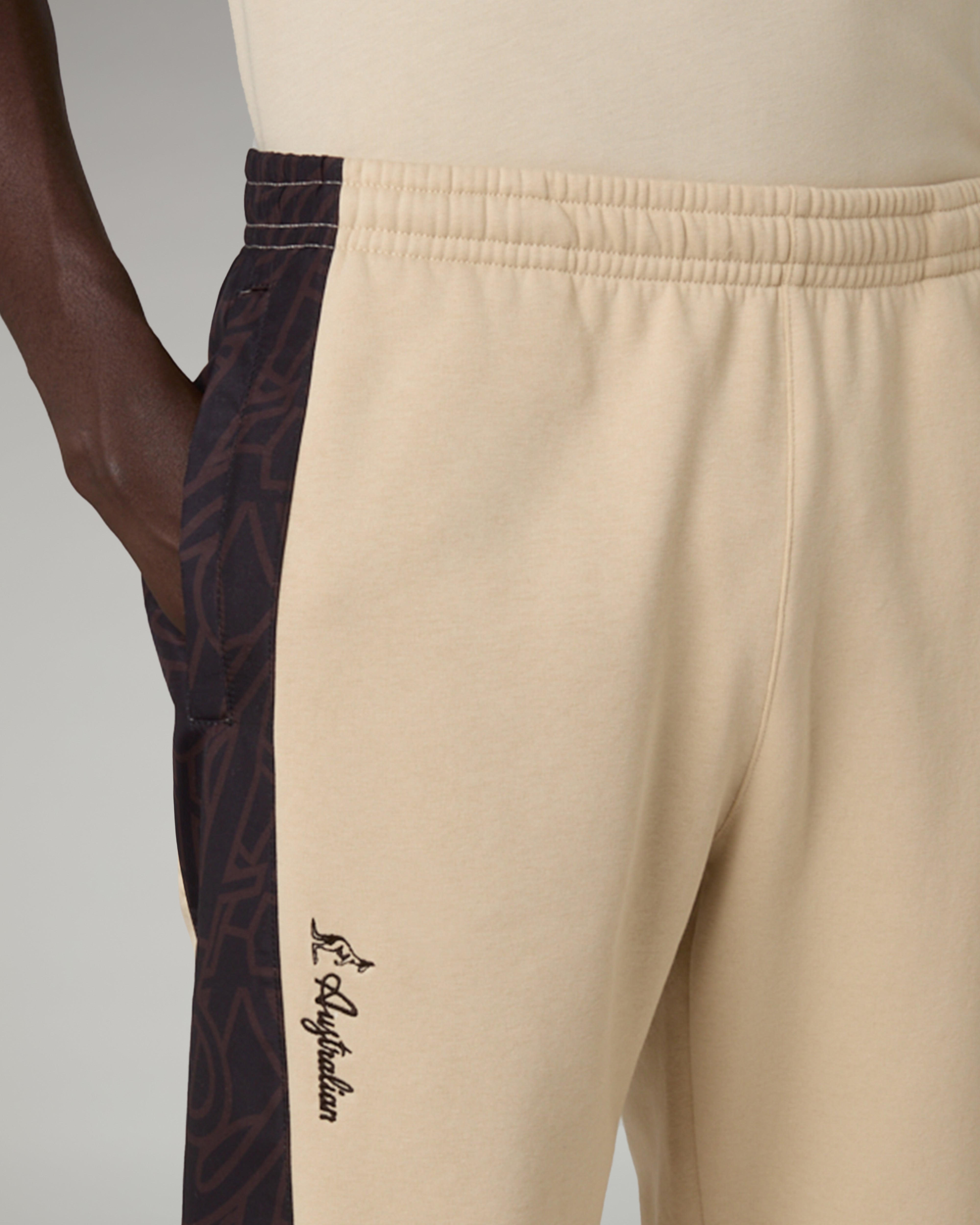 australian-iconissima-track-pant-felpa-smash-sabbia image 4