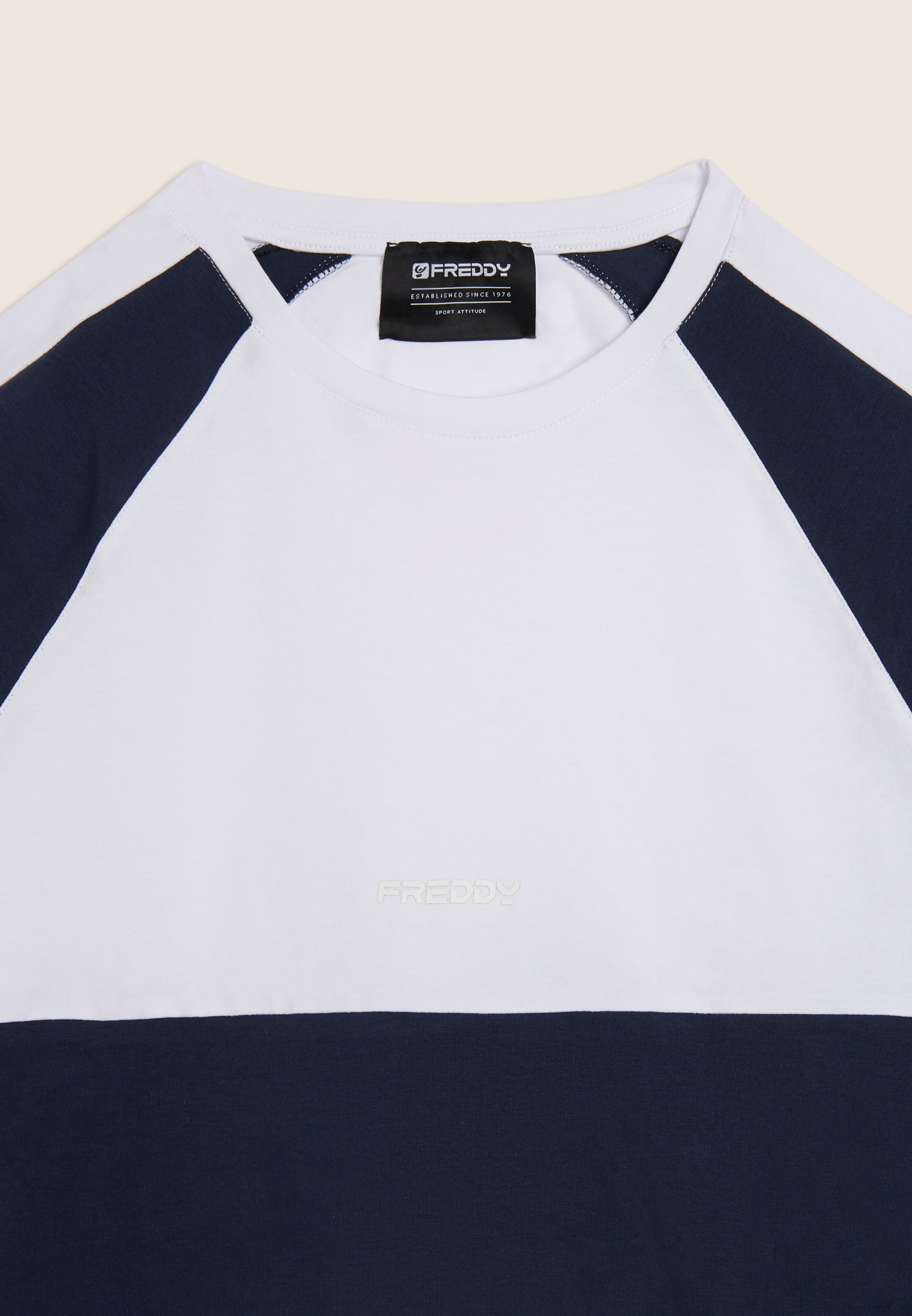 freddy-t-shirt-con-blocchi-di-colore-in-jersey-di-cotone image 6